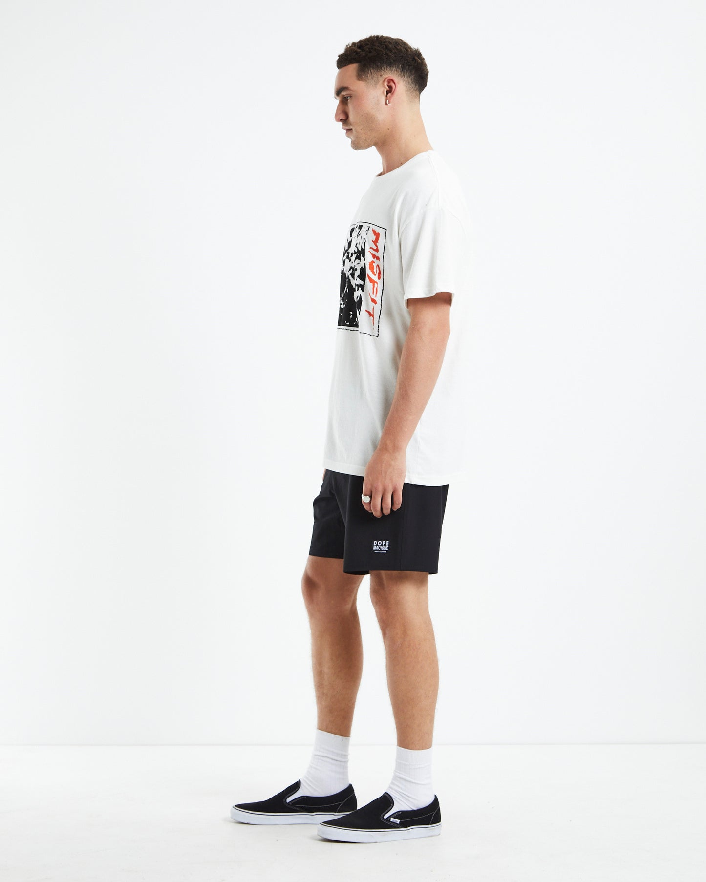 Pangolin 50/50 AAA T-Shirt Washed White