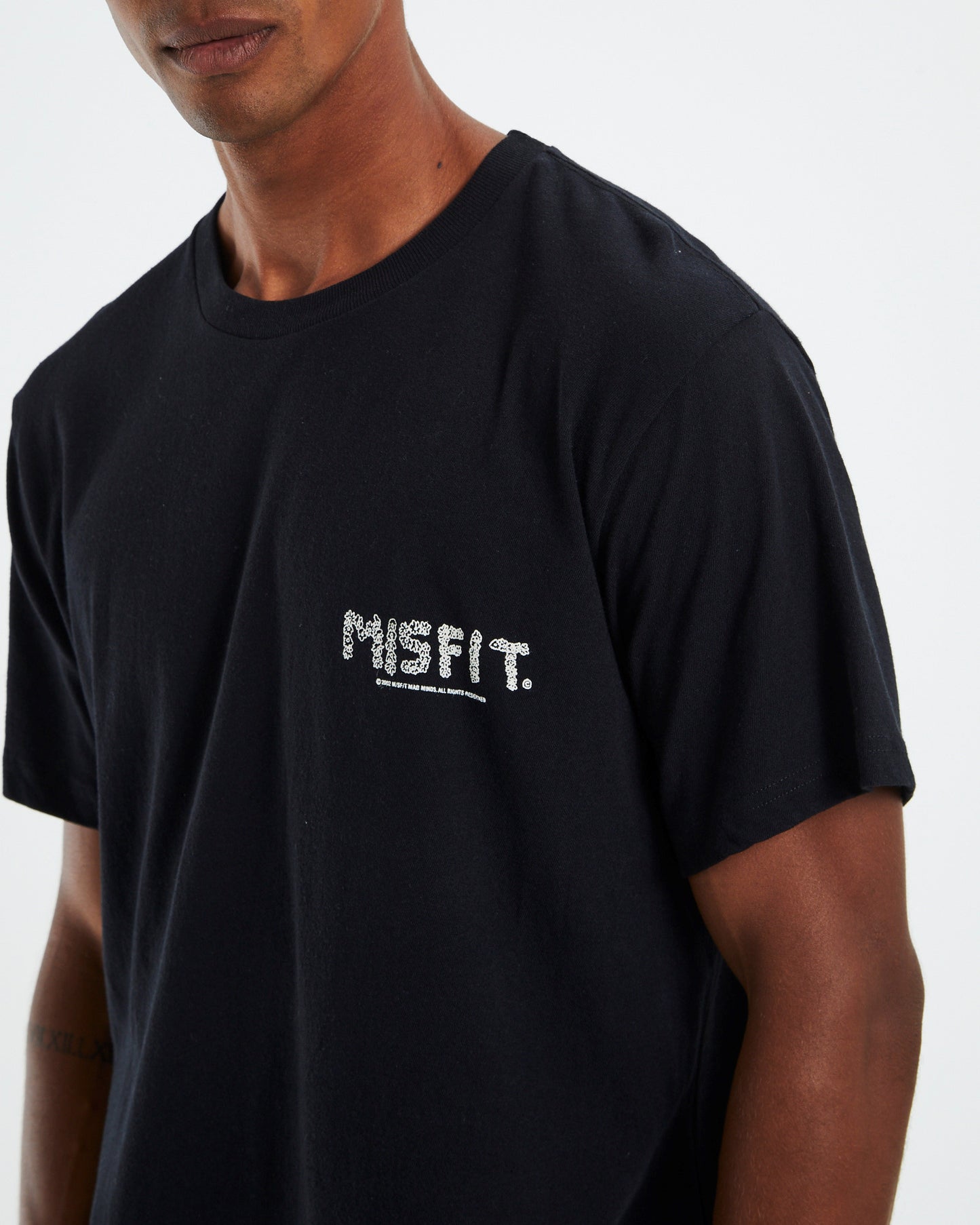 Garden Church 50/50 Short Sleeve T-Shirt Pitch Black