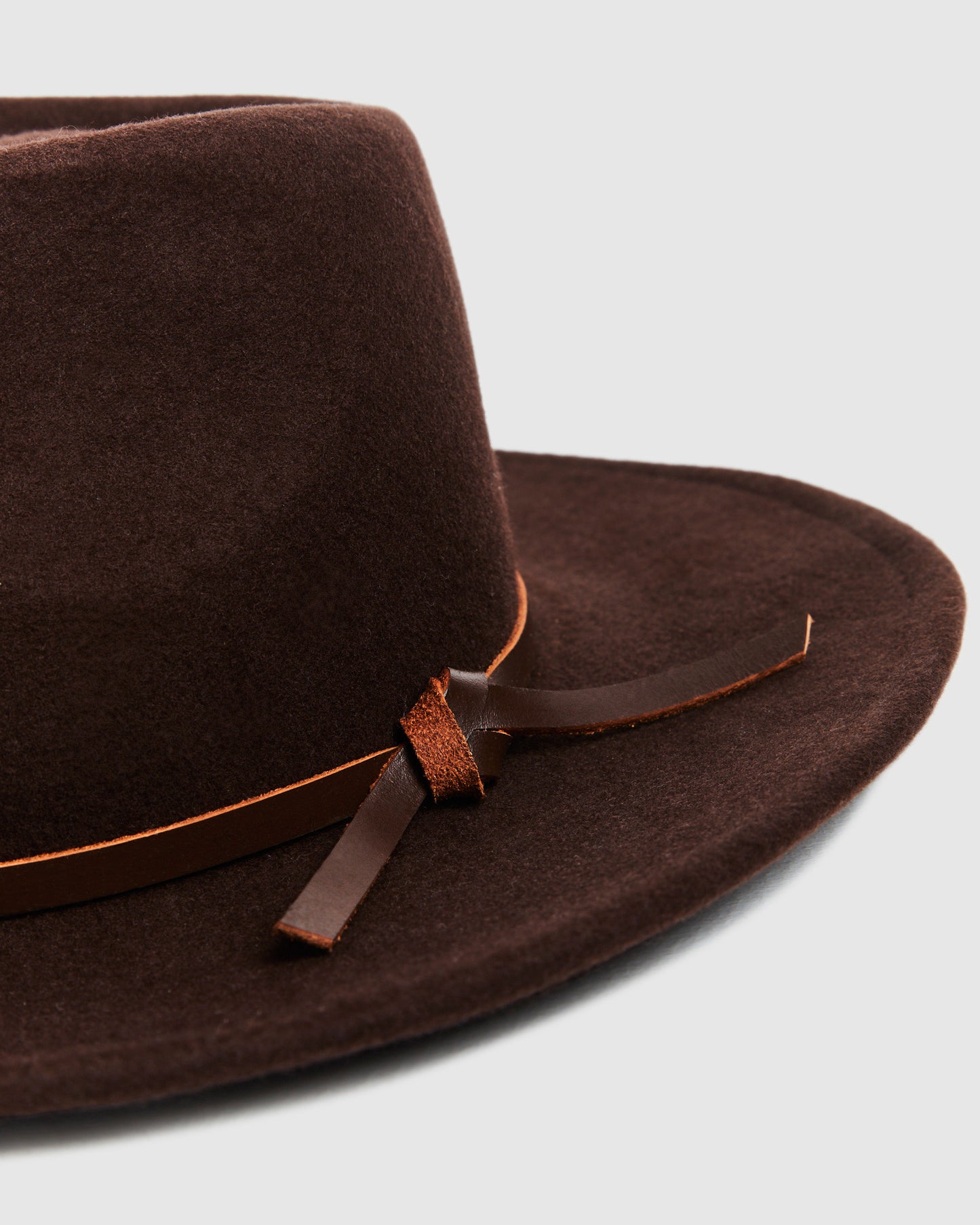 Howard Wool Fedora Cedar Brown