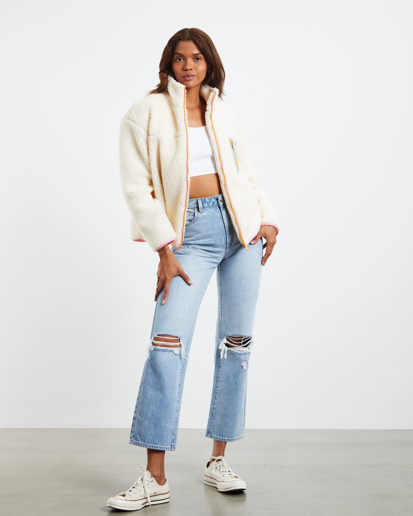 A '94 High Straight Denim Jeans Deanna Organic
