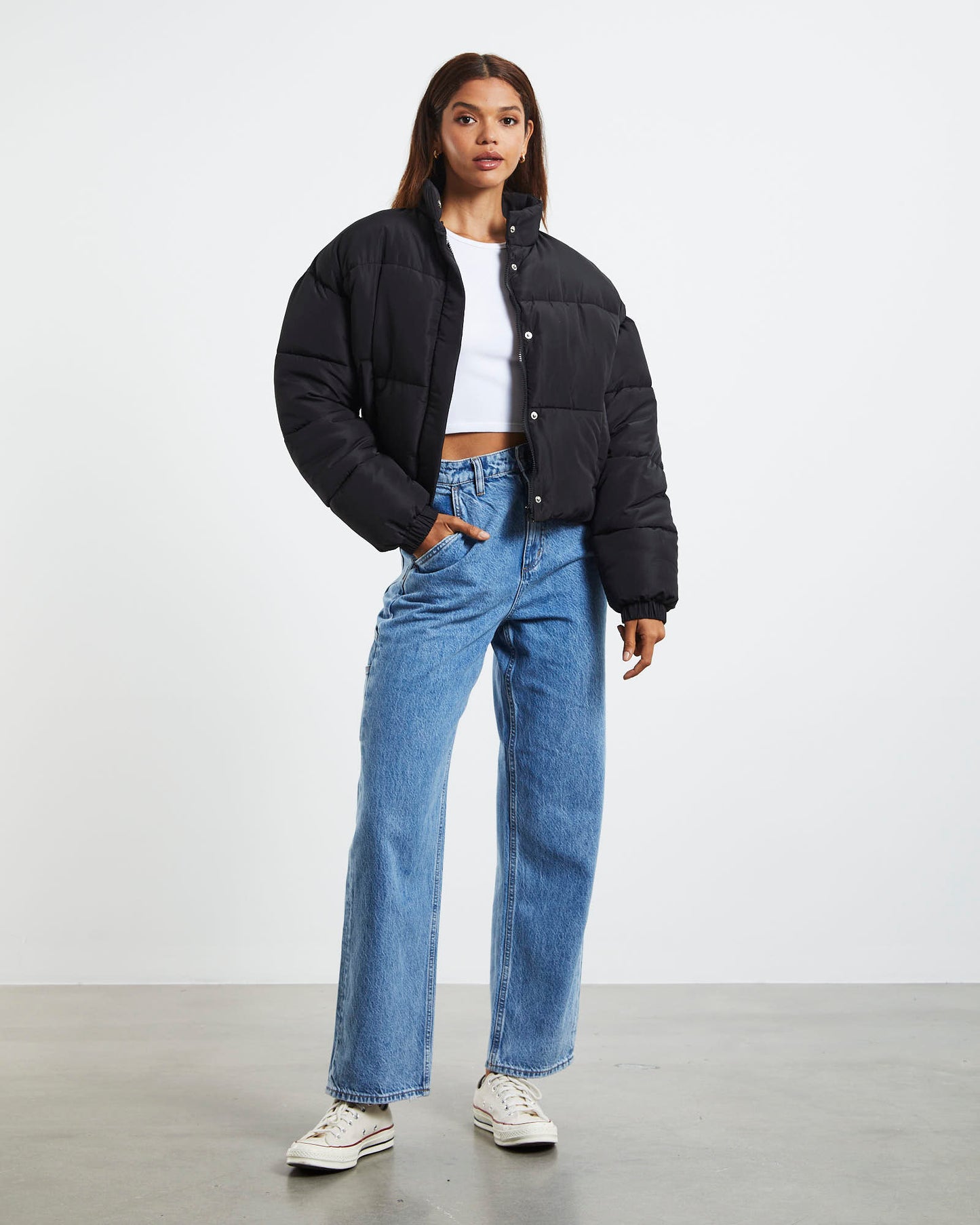Hi Baggy Carpenter Denim Jeans