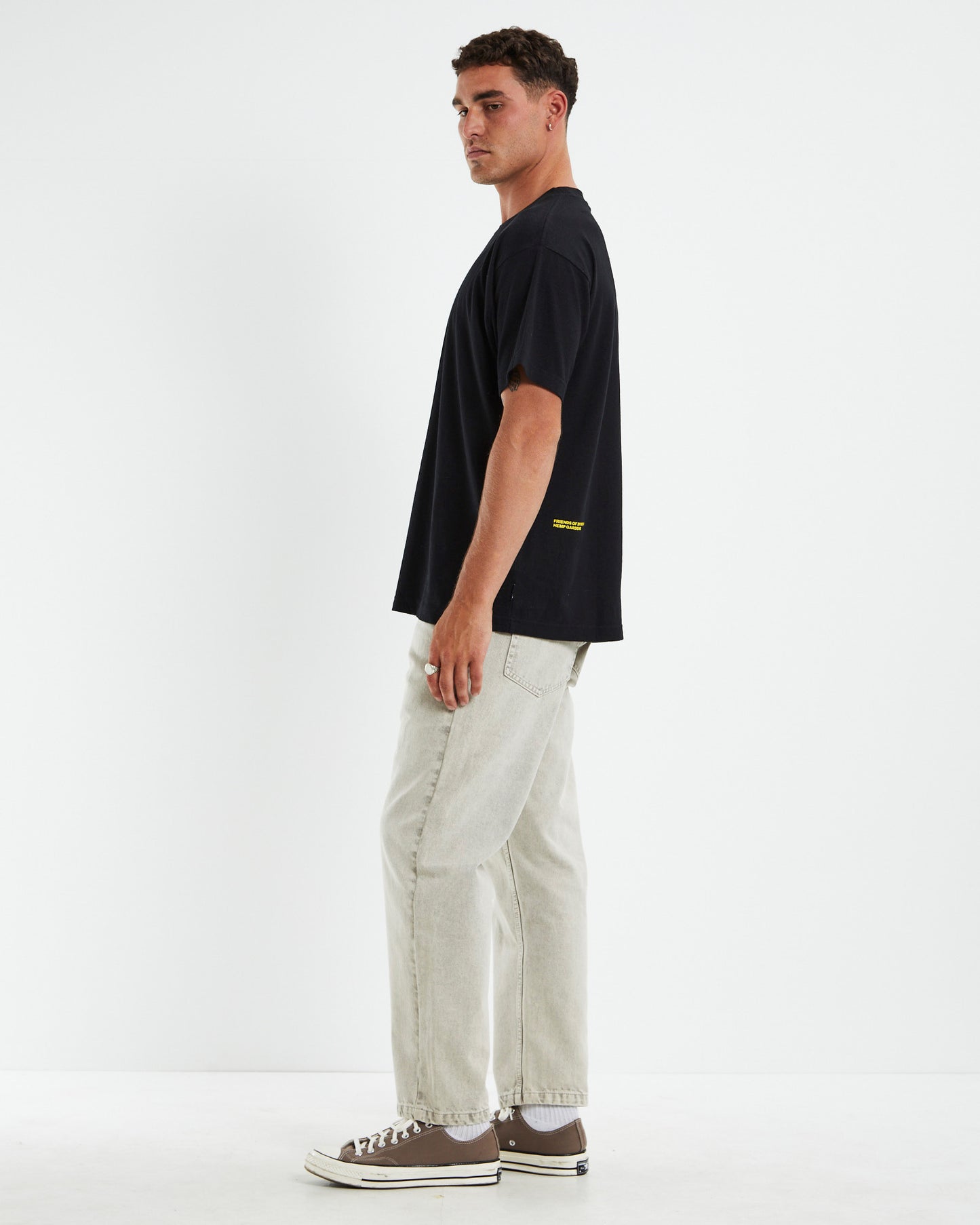 Programmed Hemp Short Sleeve T-Shirt Black