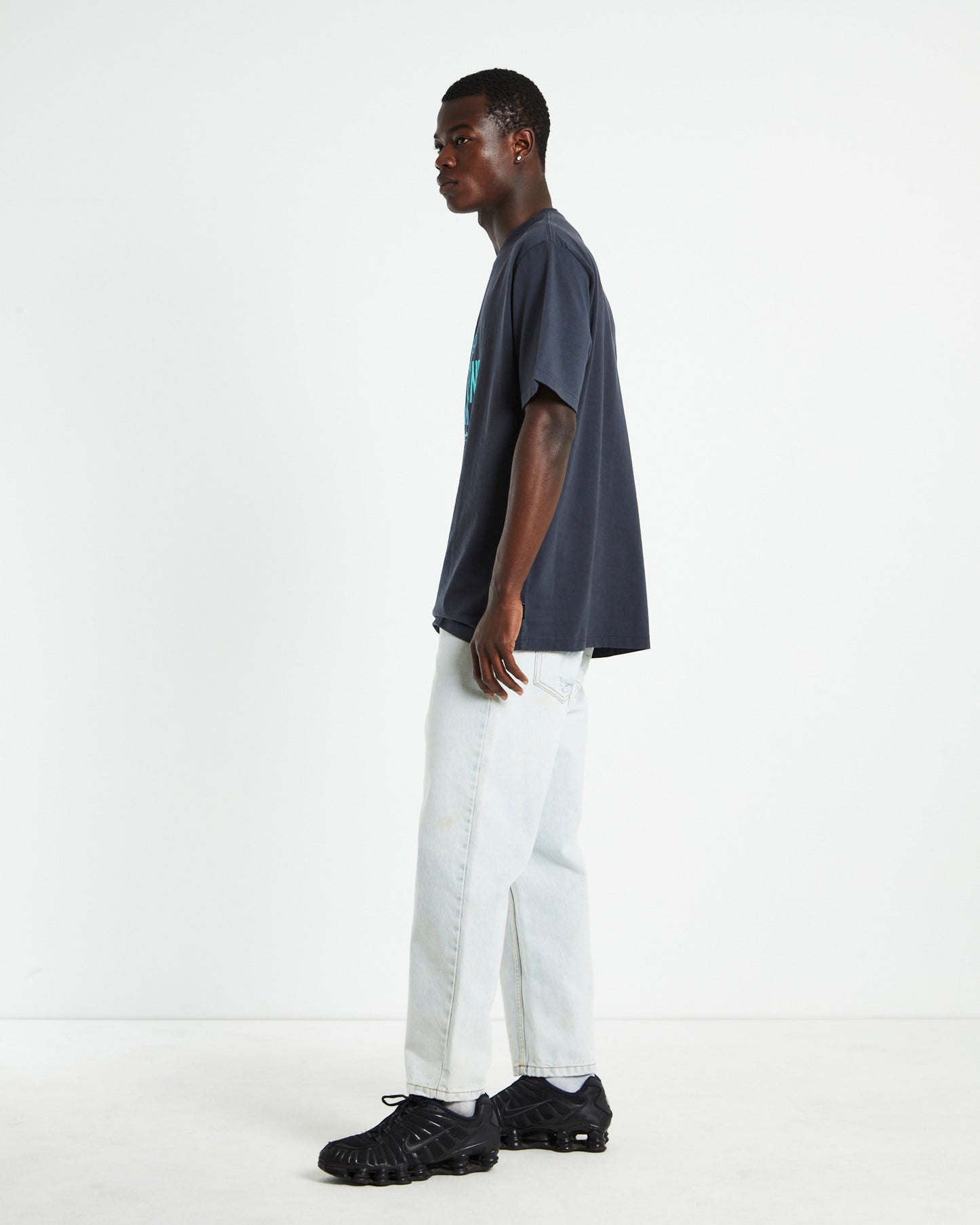 Grooves T-Shirt Charcoal Grey