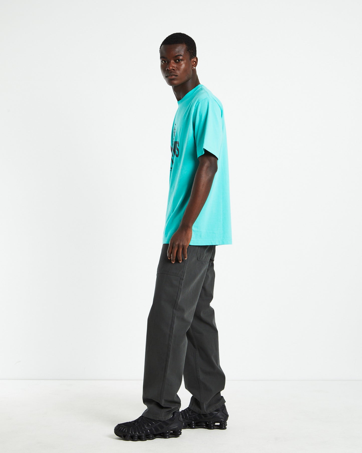 Grooves T-Shirt Jade Blue