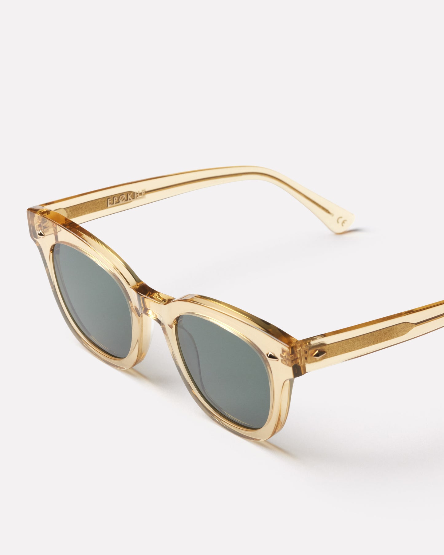 Dylan Citrine Sunglasses Polished Green