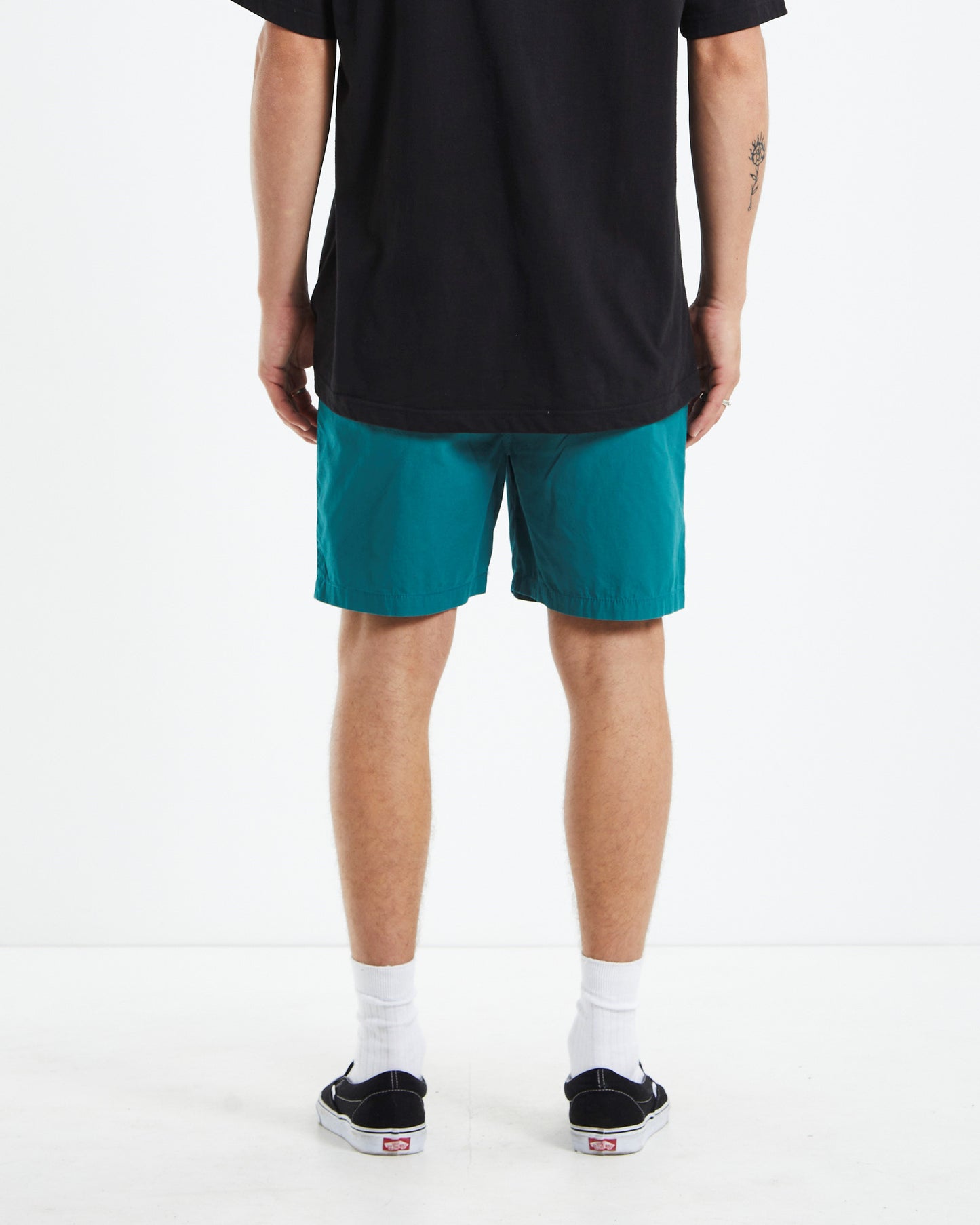 Basic Stock Beach Shorts Ocean Green