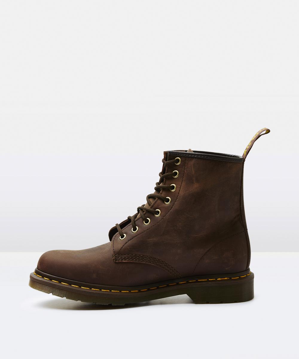 8 Eye Boots Crazyhorse Brown