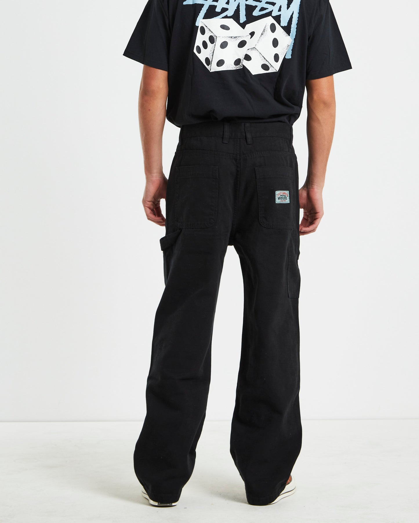 Canvas Work Pants in Black