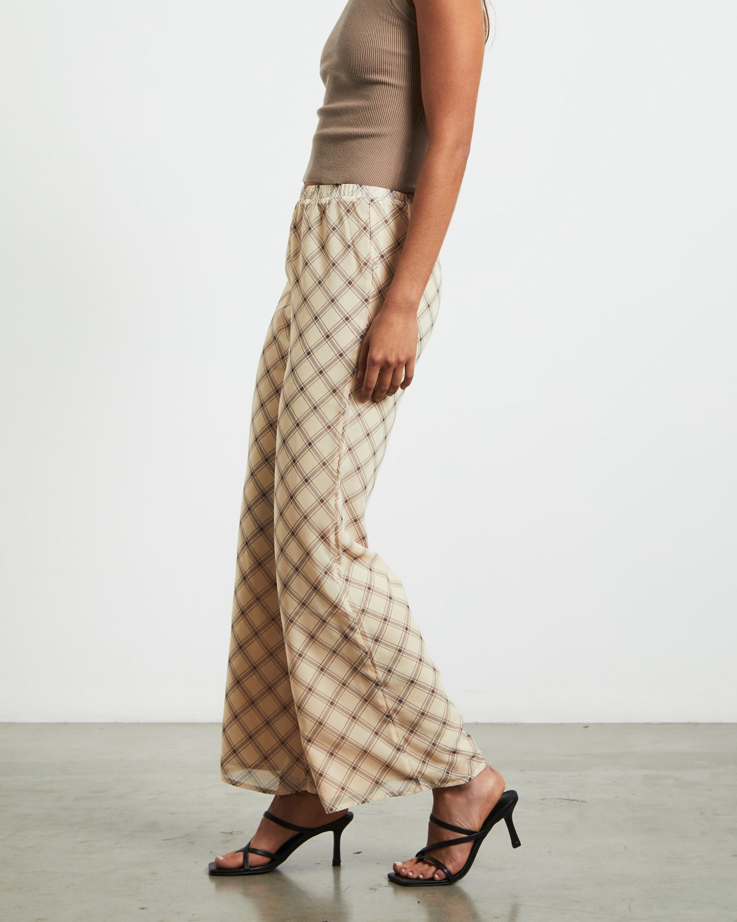 Candice Pants in Check Print