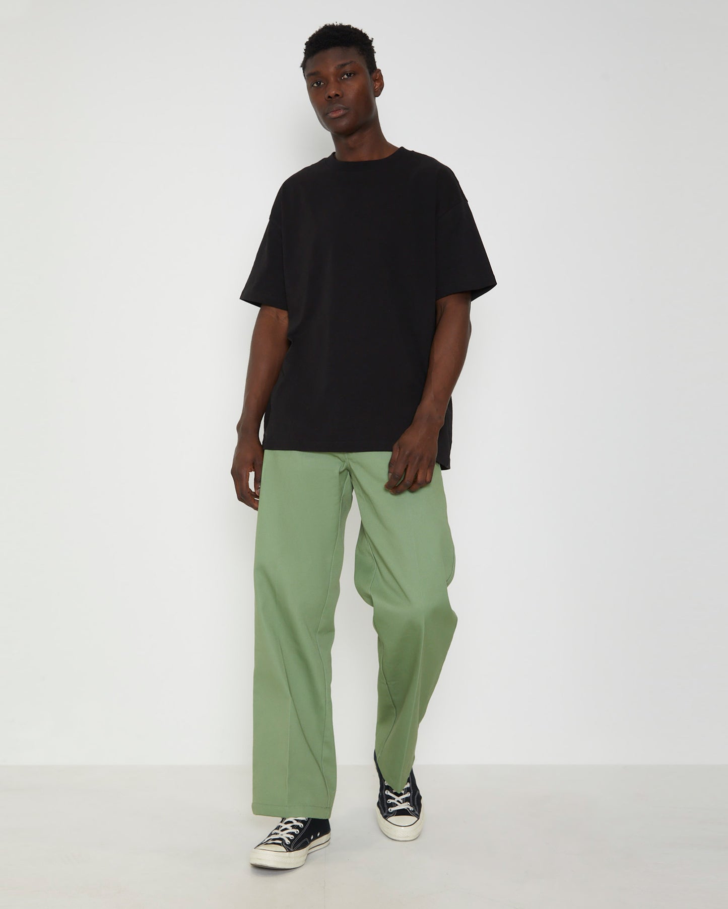 852 Pants in Washed Jade Green
