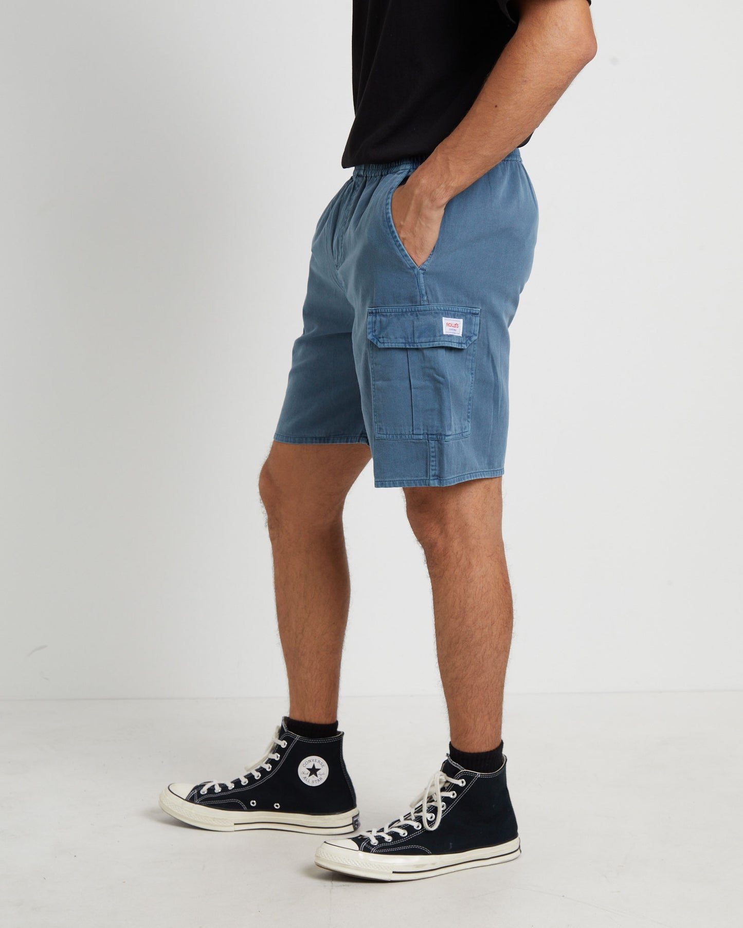 Tradie Cargo Short in Blue