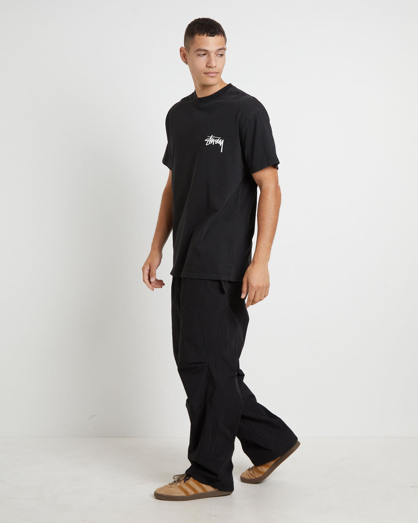 How We're Living Heavyweight Short Sleeve T-Shirt in Black
