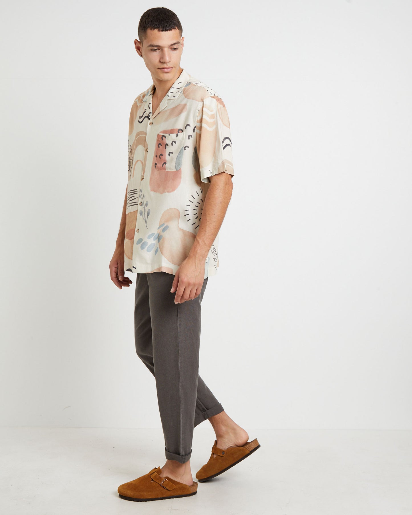Dumont Short Sleeve Resort Shirt in Multi