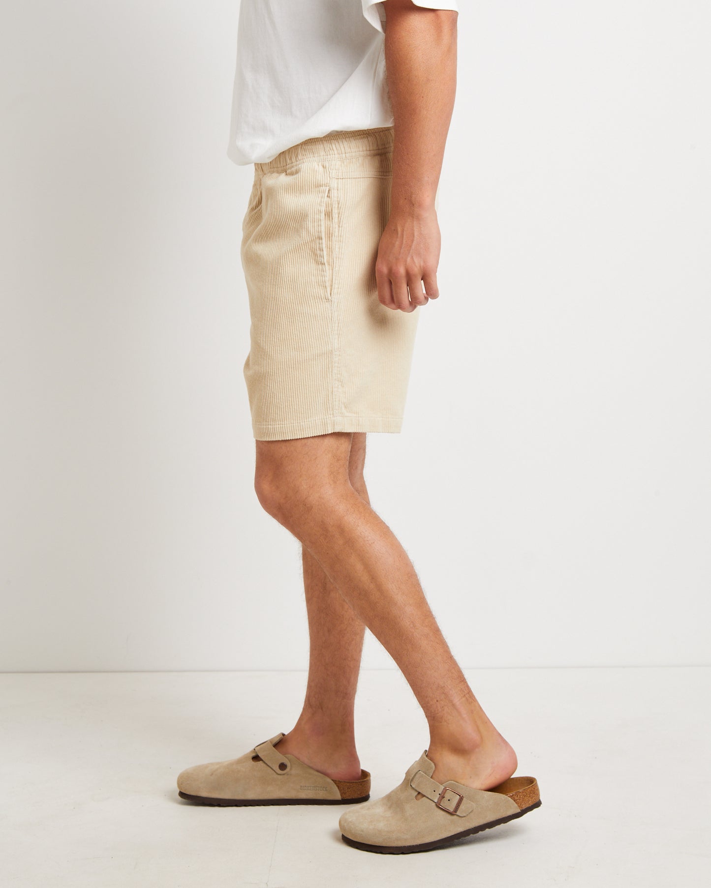 Bedford Cord Shorts in Latte