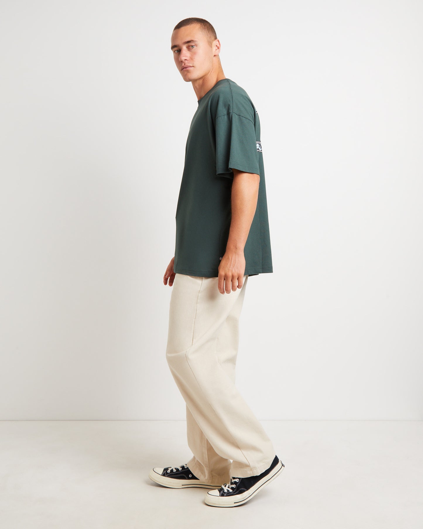 Daisy Chain 330 Short Sleeve T-Shirt in Hunter Green