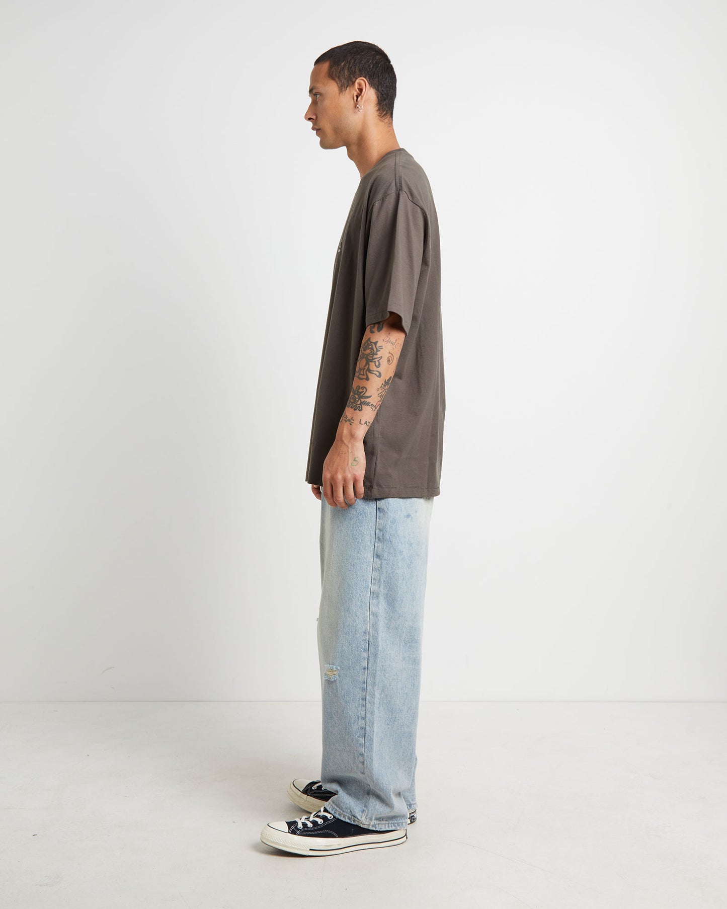 Modello Slacker Short Sleeve T-Shirt in Slate Grey