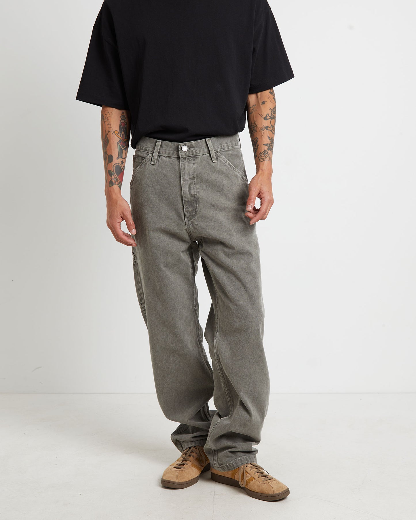 568 Stay Loose Denim Carpenter Pants in Oregano