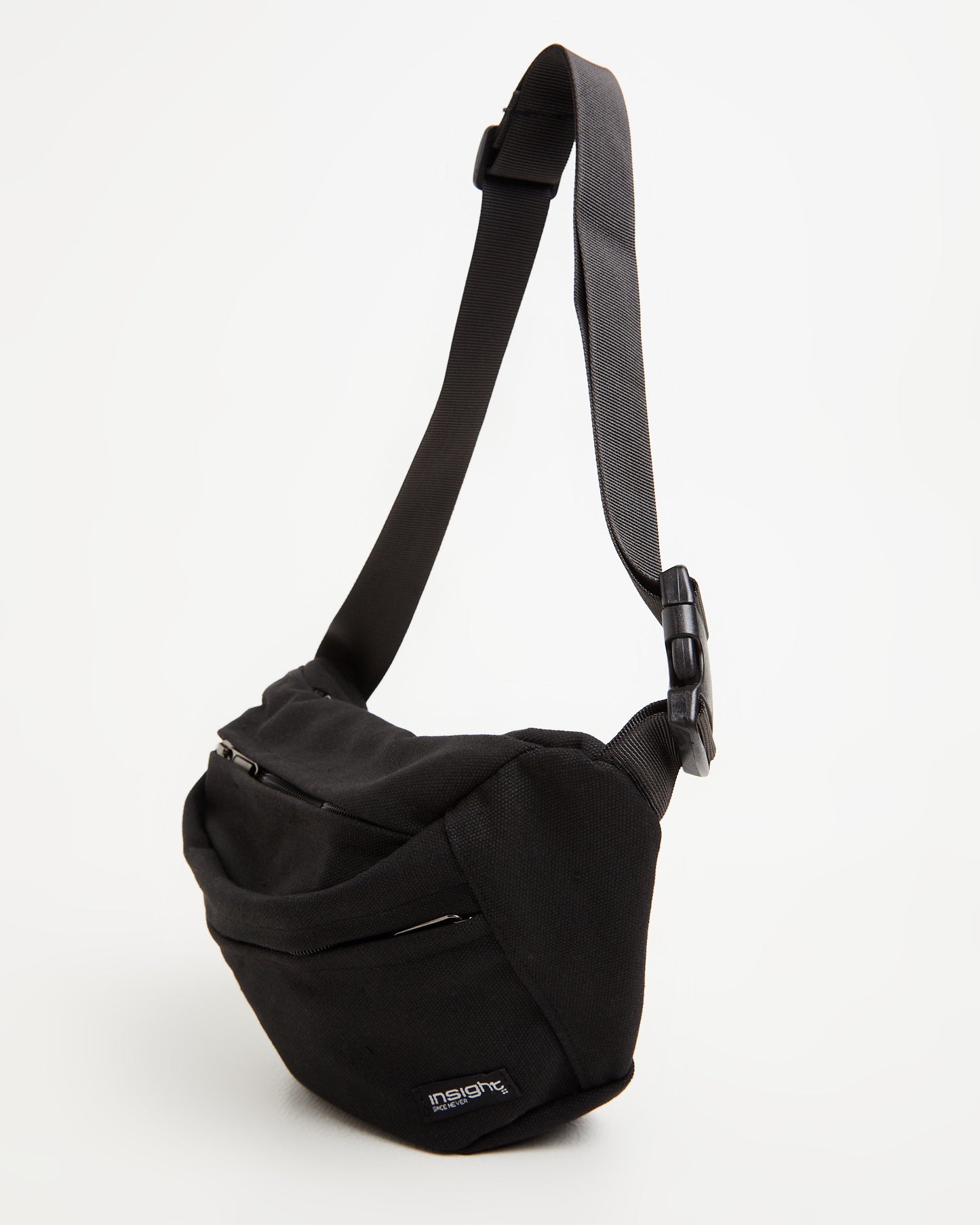 Canvas Satchel Bag in Black