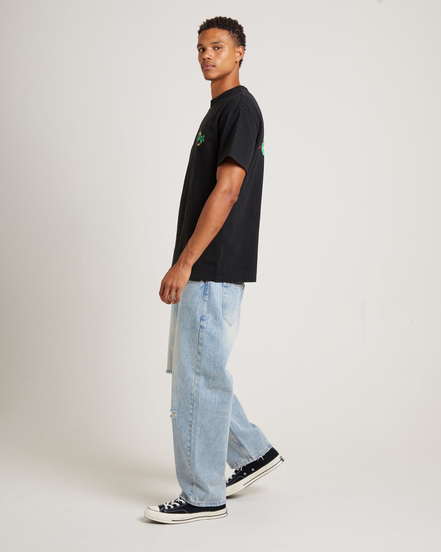 Bugs Short Sleeve T-Shirt in Black