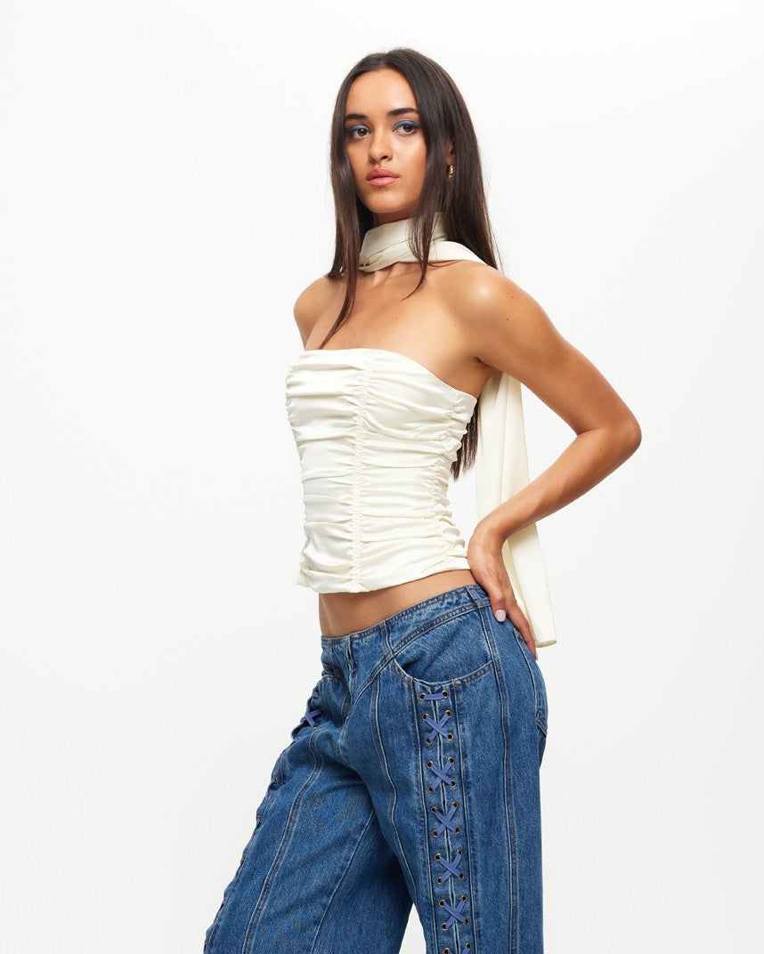 Island Bodice in Cornsilk