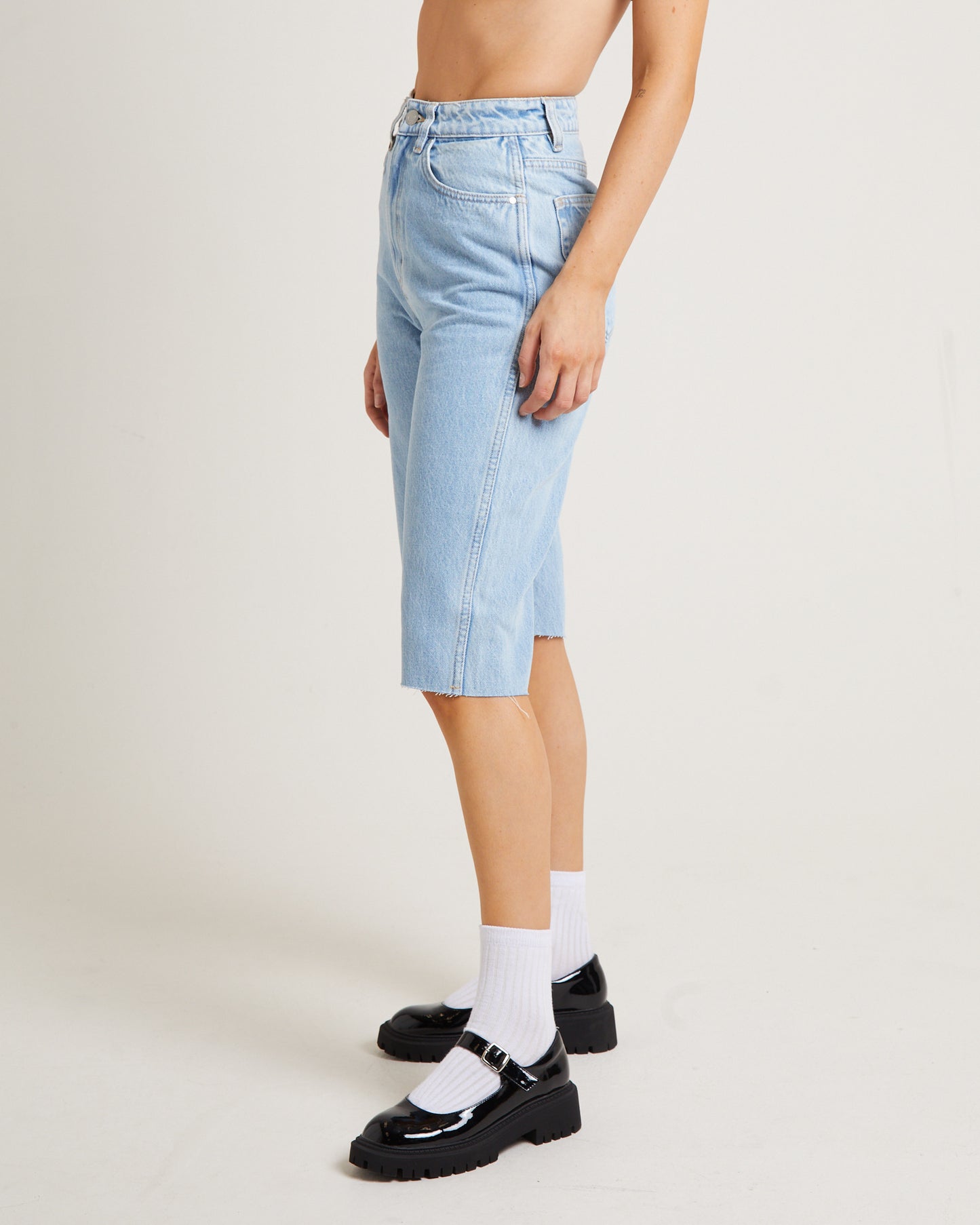 Sade Denim Jorts in Light Vintage