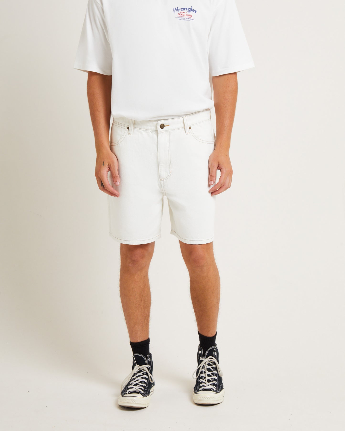 Slacker Denim Shorts in Ghostfire