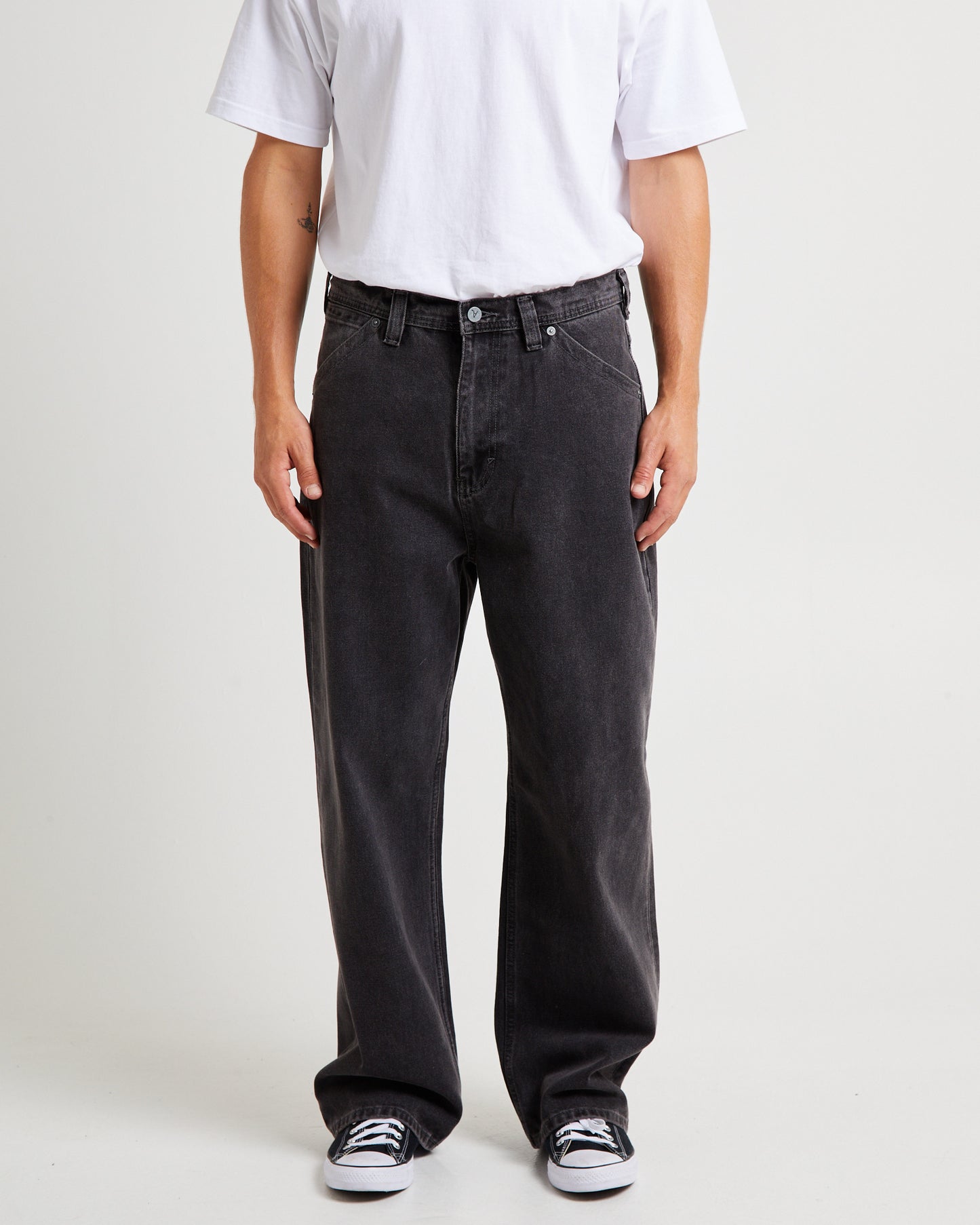 A6 Big Baggy Denim Jeans Bazza