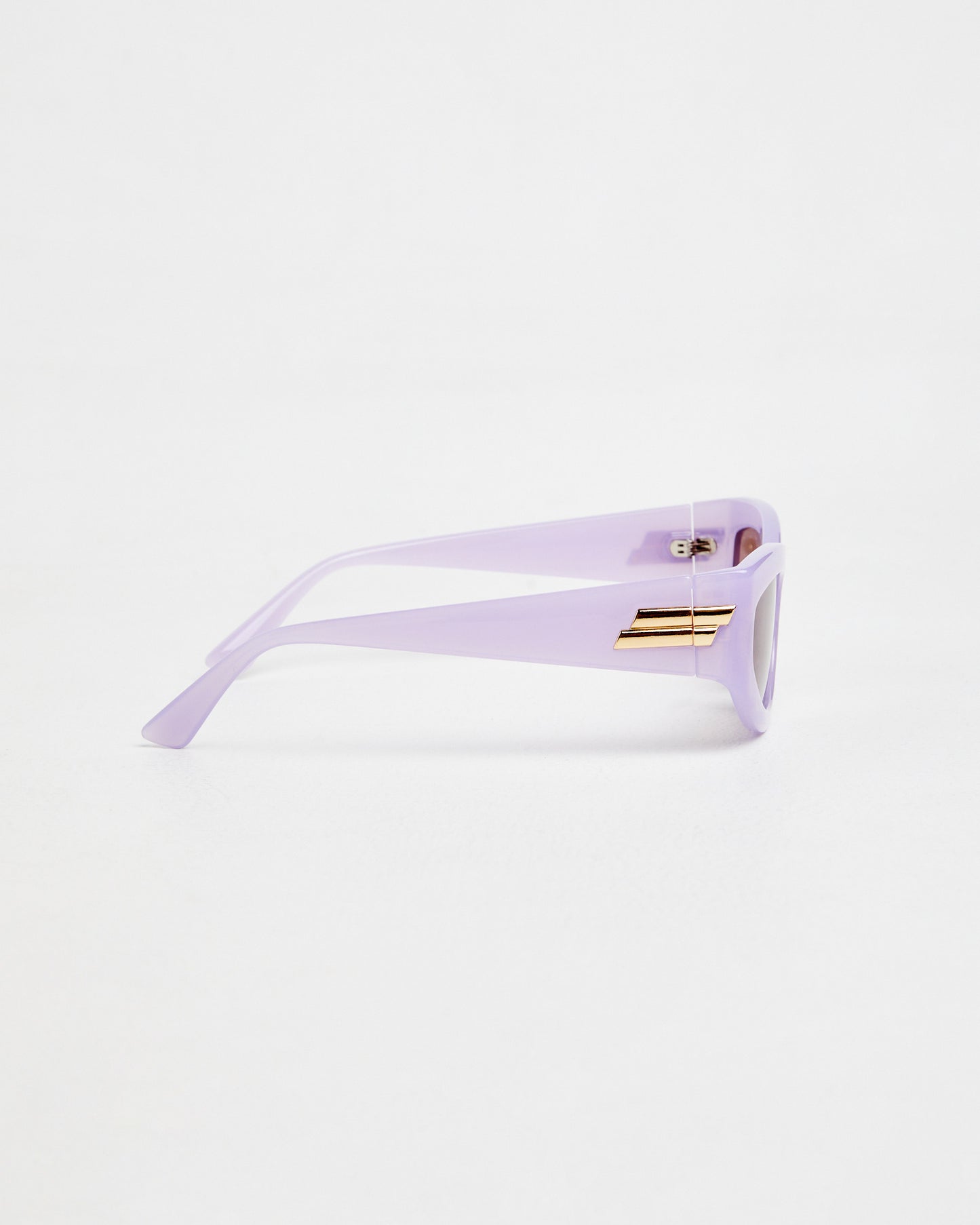 Blake Rectangle Sunglasses in Purple