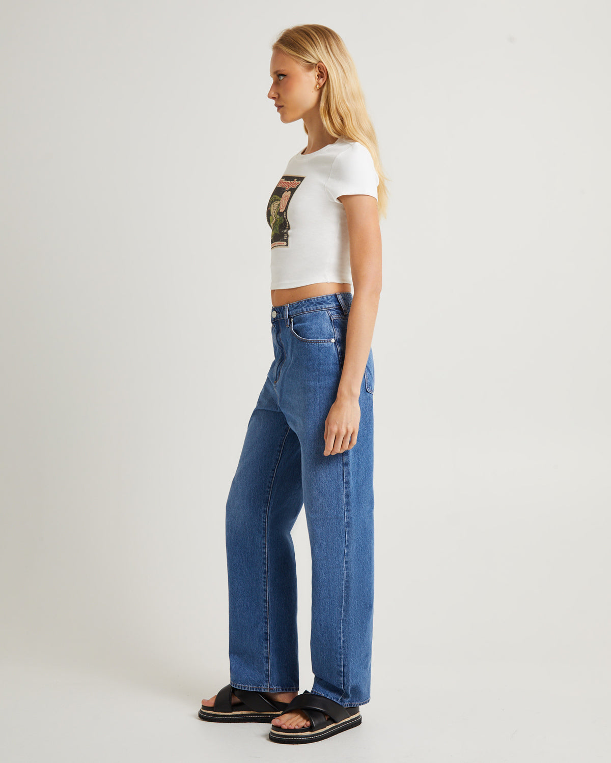 Cobra Rose Baby Rib Tee Vintage White VINTAGE WHITE