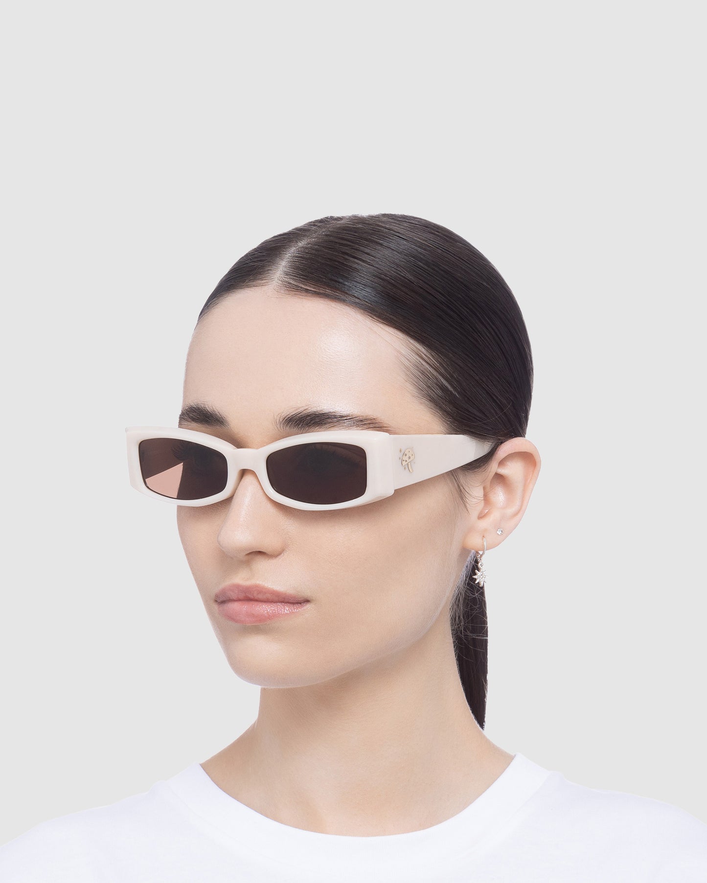 Afends X Le Specs Pretense Sunglasses Off White