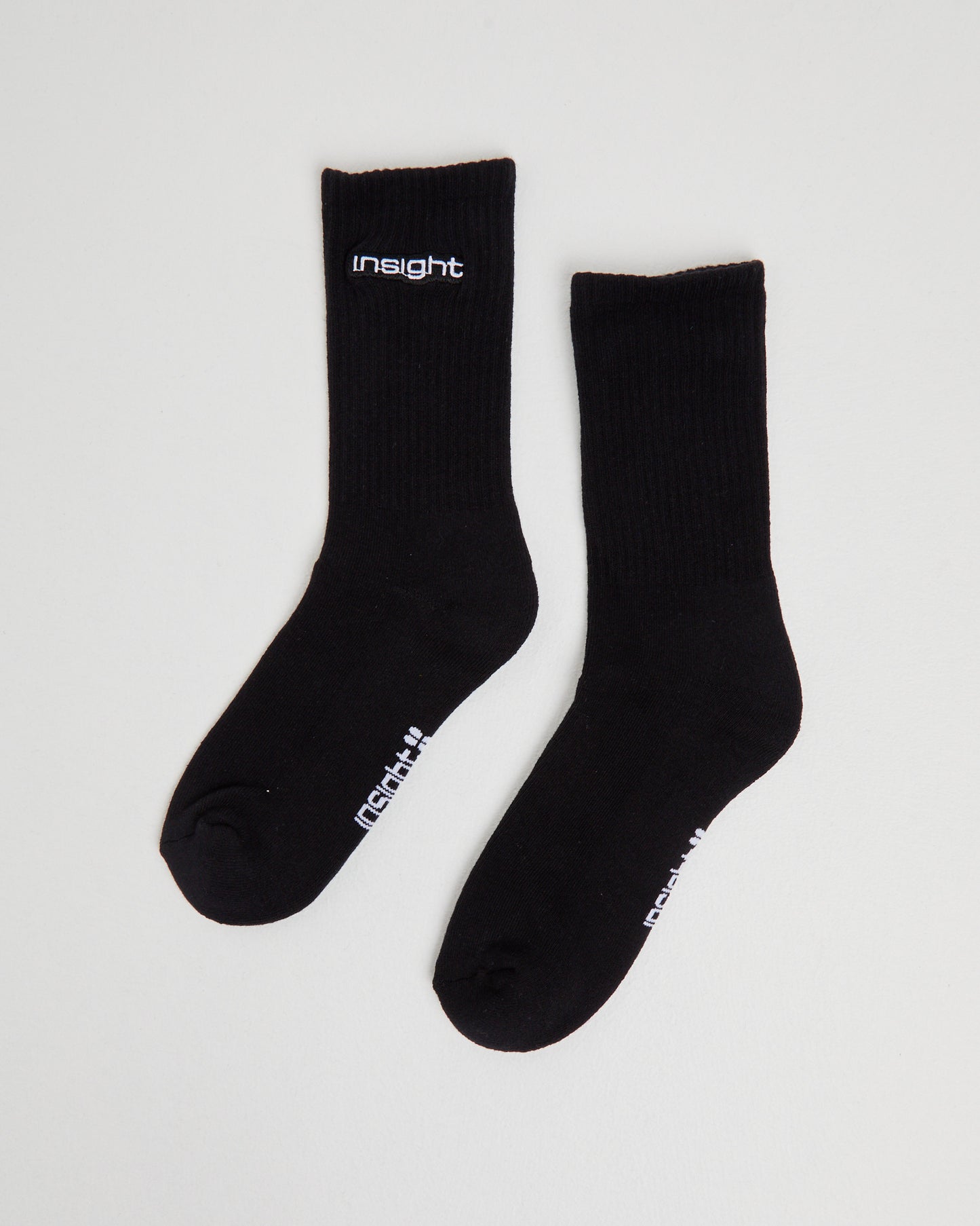 Logo Crew Socks 3 Pack Black