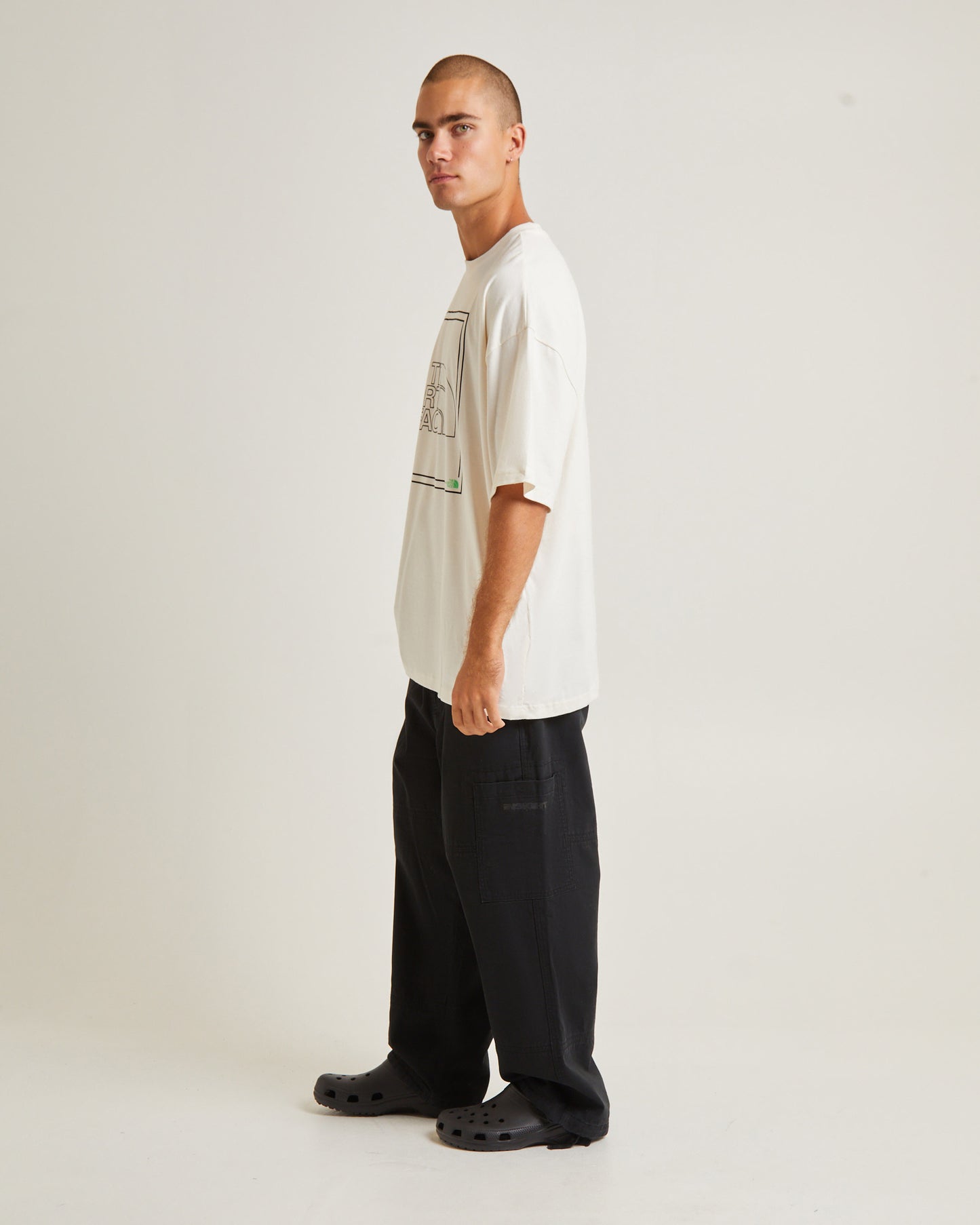 Coordinates Box Fit T-Shirt Gardenia White