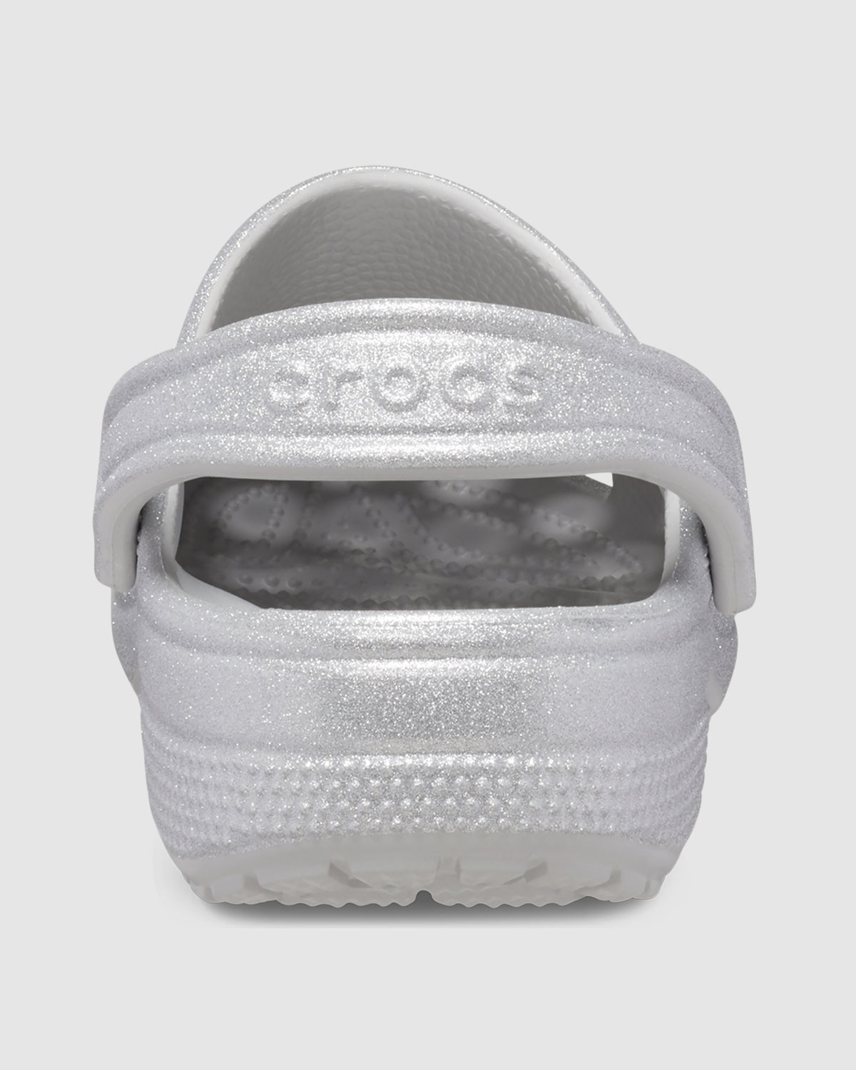 Classic Glitter Clogs SILVER GLITTER