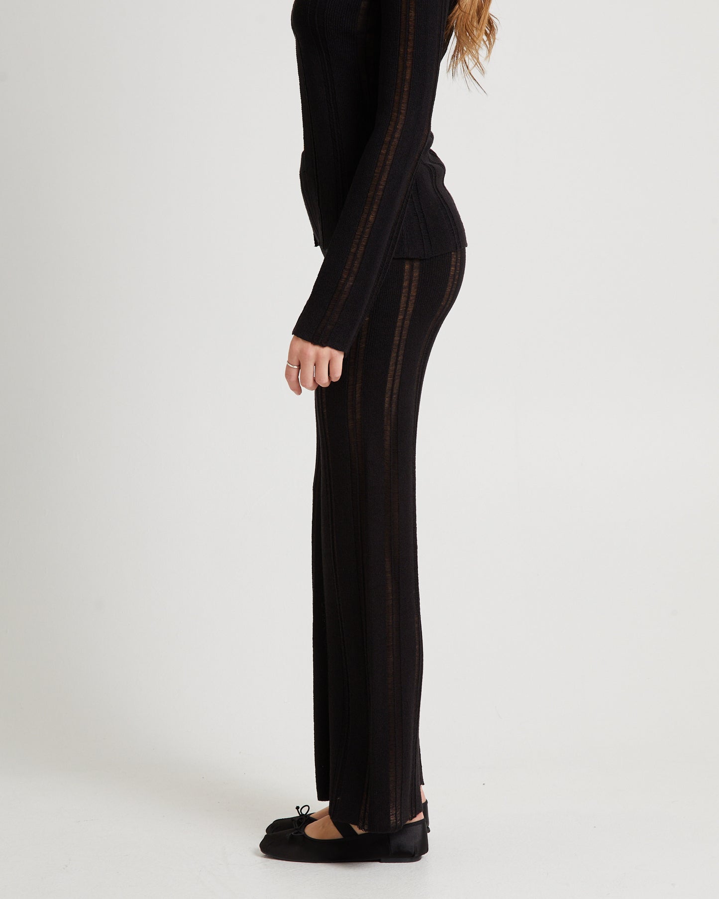 Ladder Knit Pants