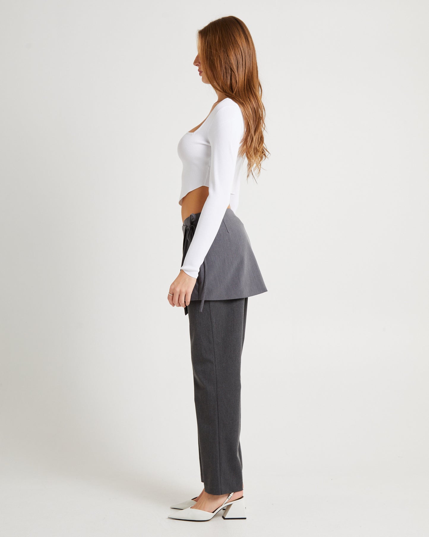 Bianka Cut Out Compact Knit Top