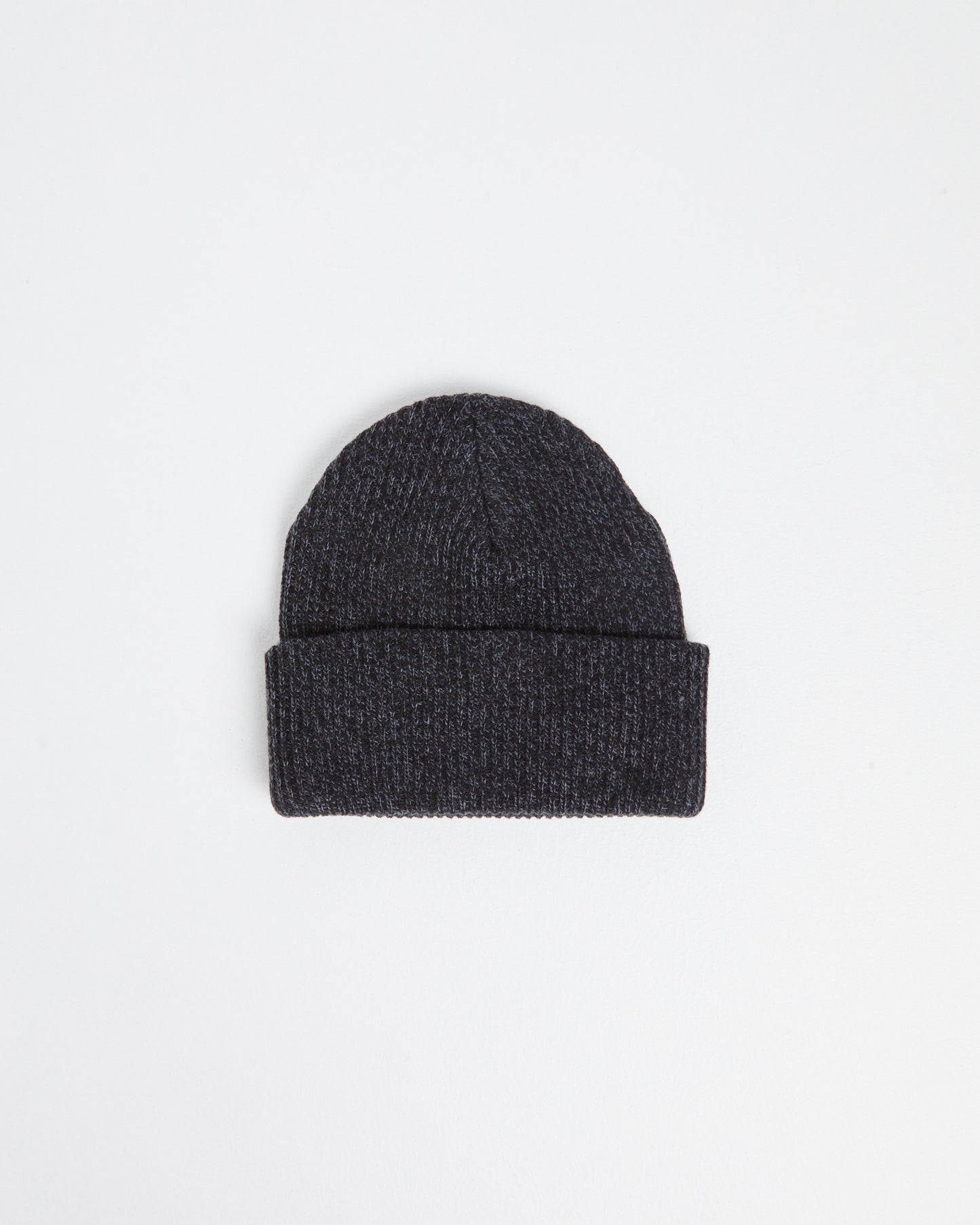 Whirlibird Cuffed Beanie Black Graphite Marled
