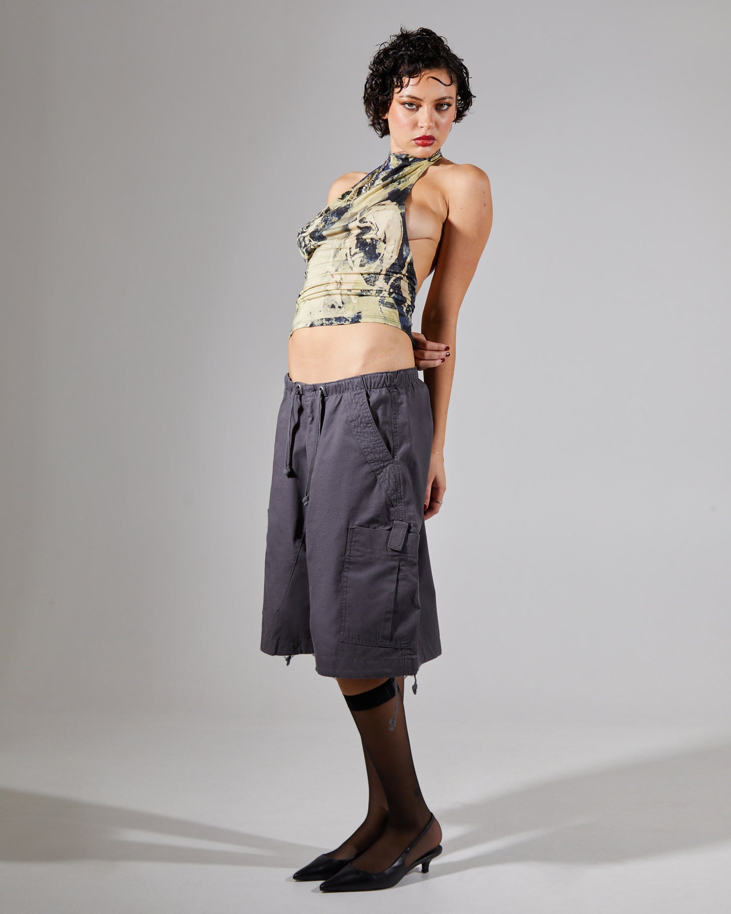 Belted Halter Top