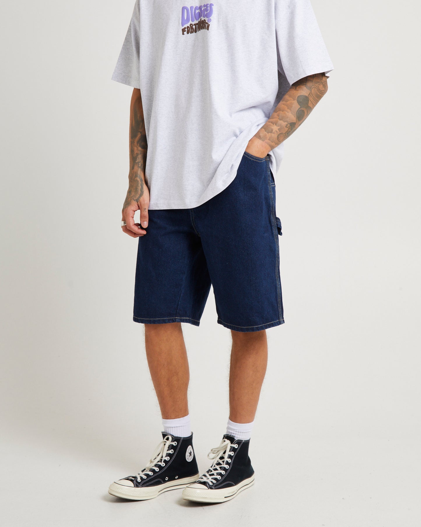 SDX200 11'' Relaxed Fit Denim Carpenter Shorts