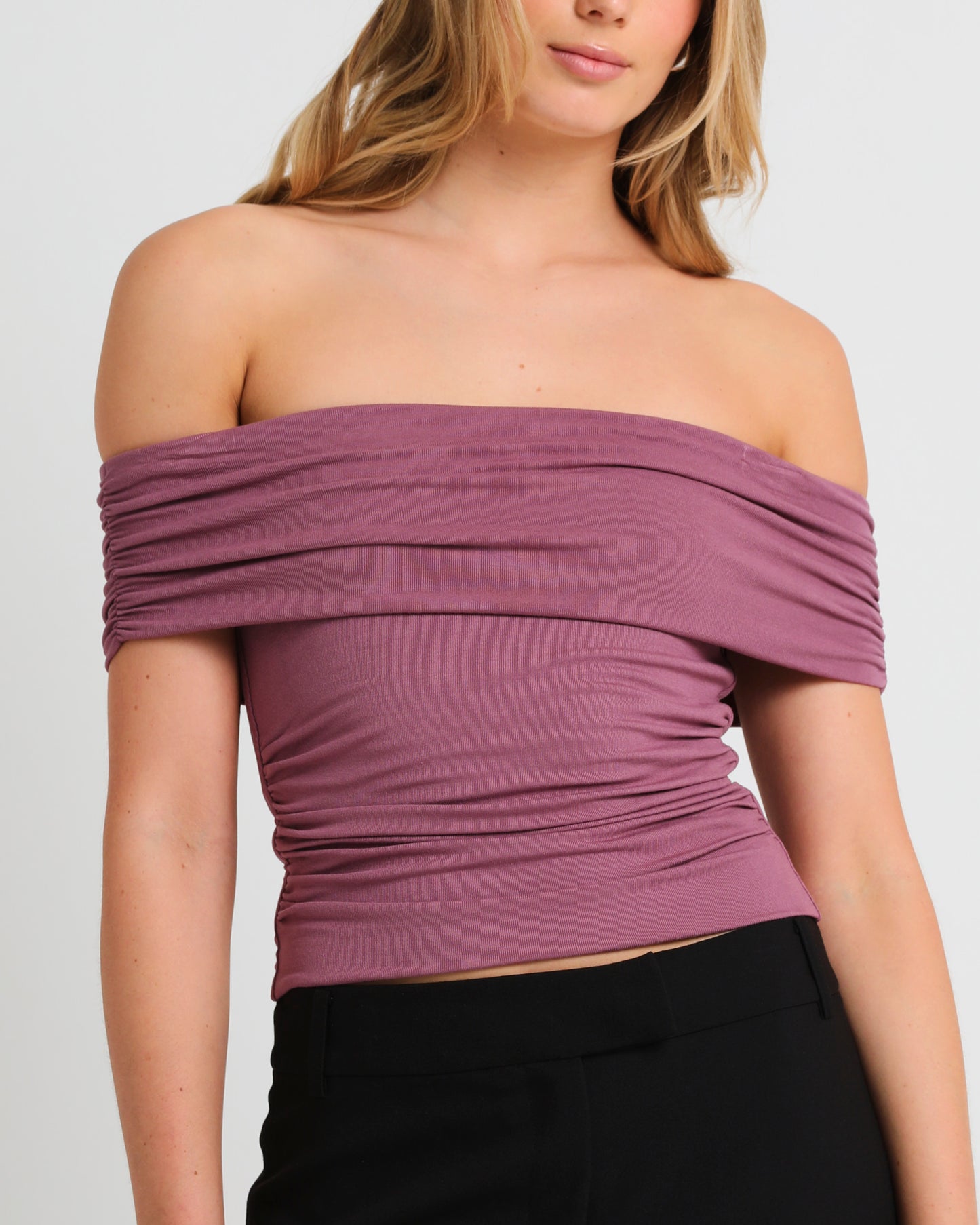 Armani Cold Shoulder Top