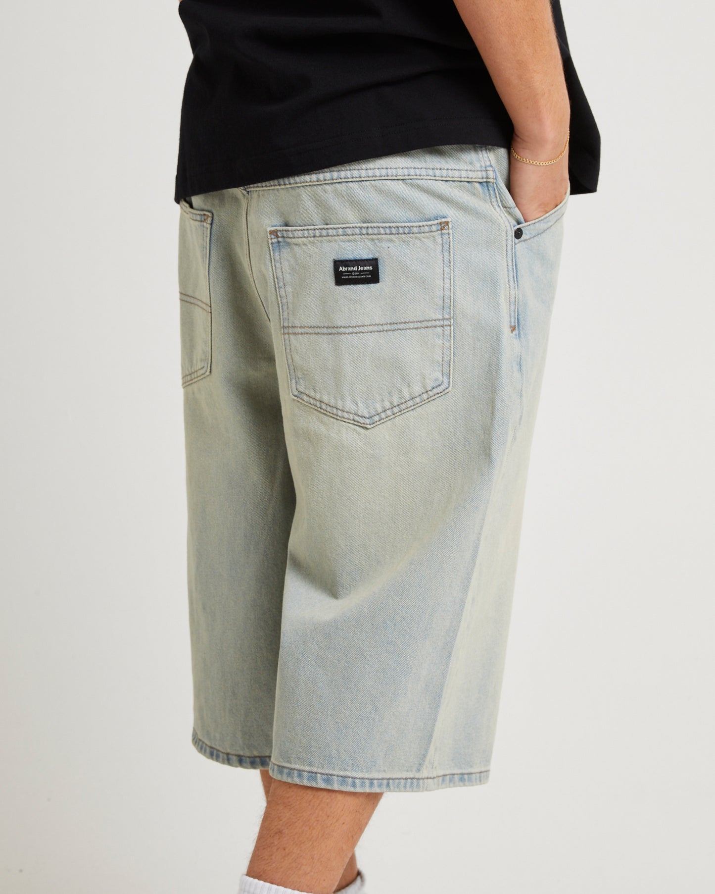 A6 Big Baggy Denim Jorts Milo