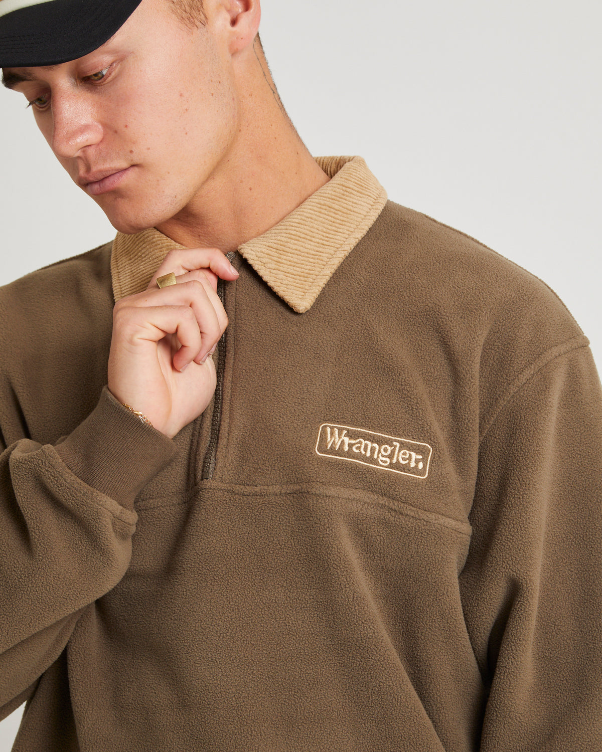 Collar Polar Sweat DRIFTWOOD