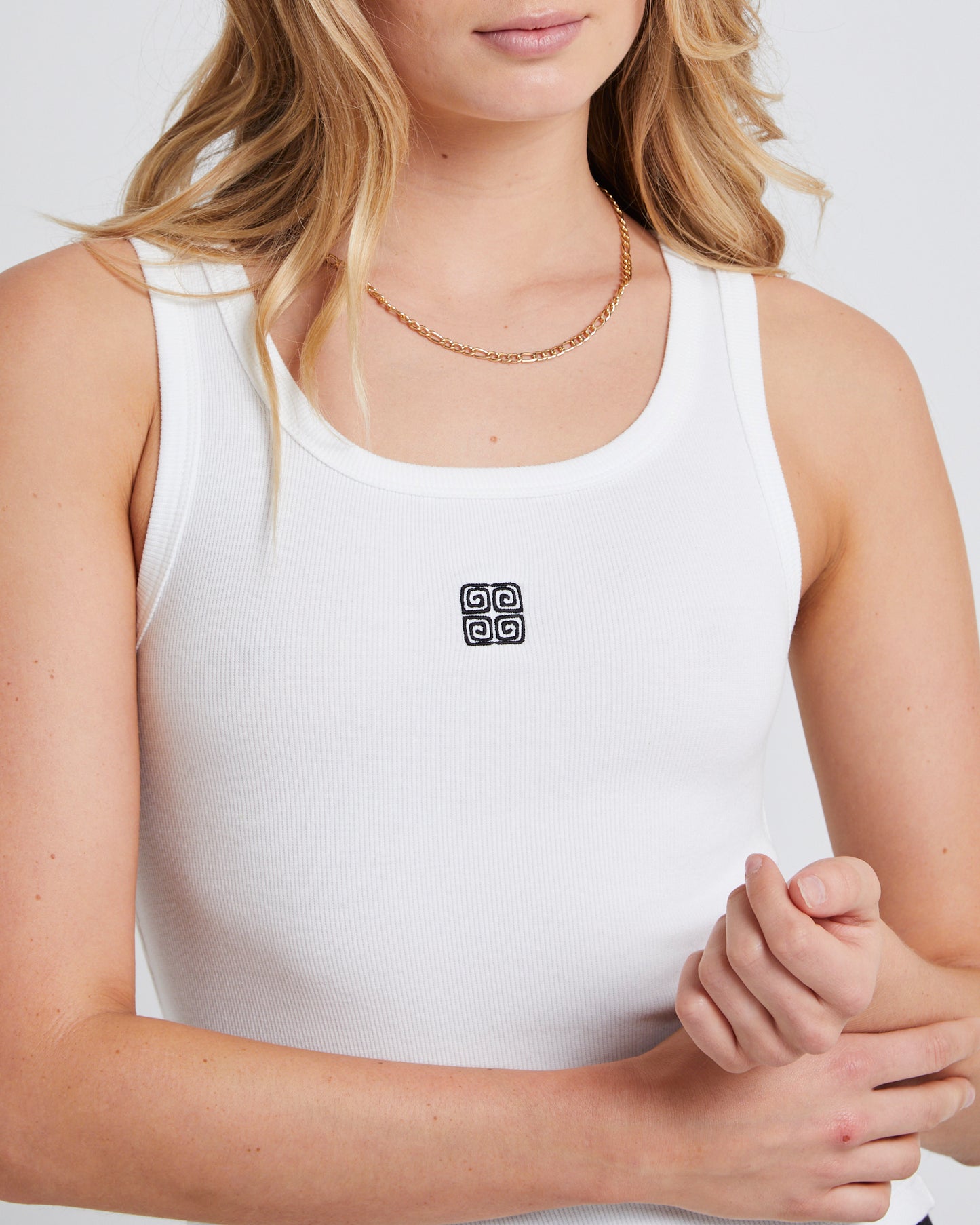Subtitled Centre Tank Top