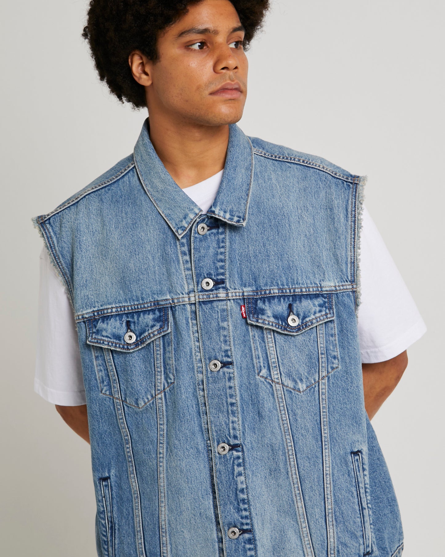 Relaxed Trucker Vest