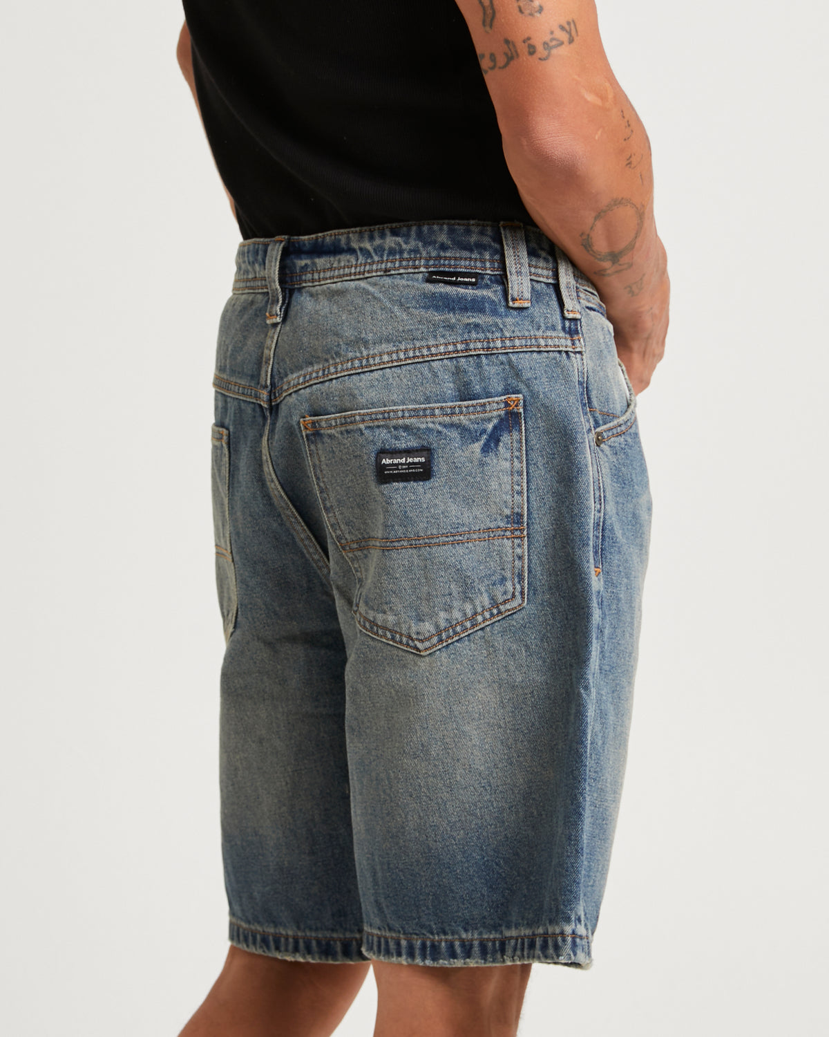 A5 Baggy Denim Shorts Justin JUSTIN
