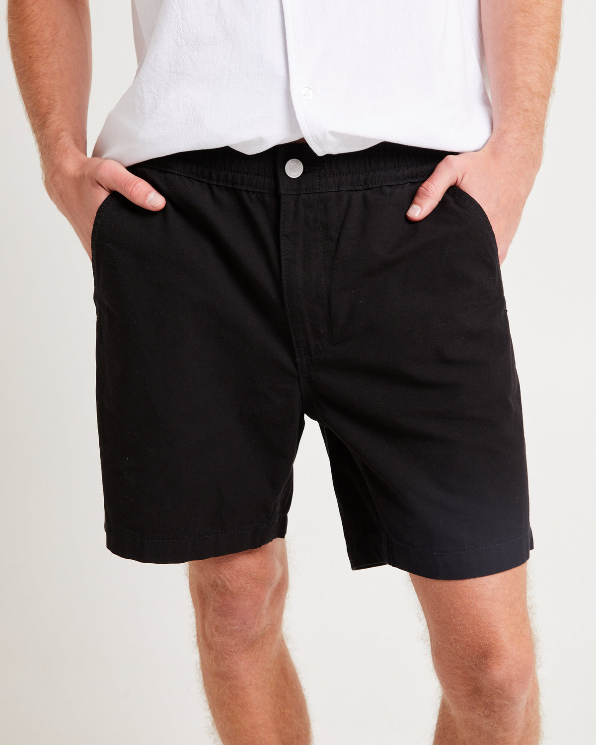 Lou Boxer Shorts Canvas BLACK