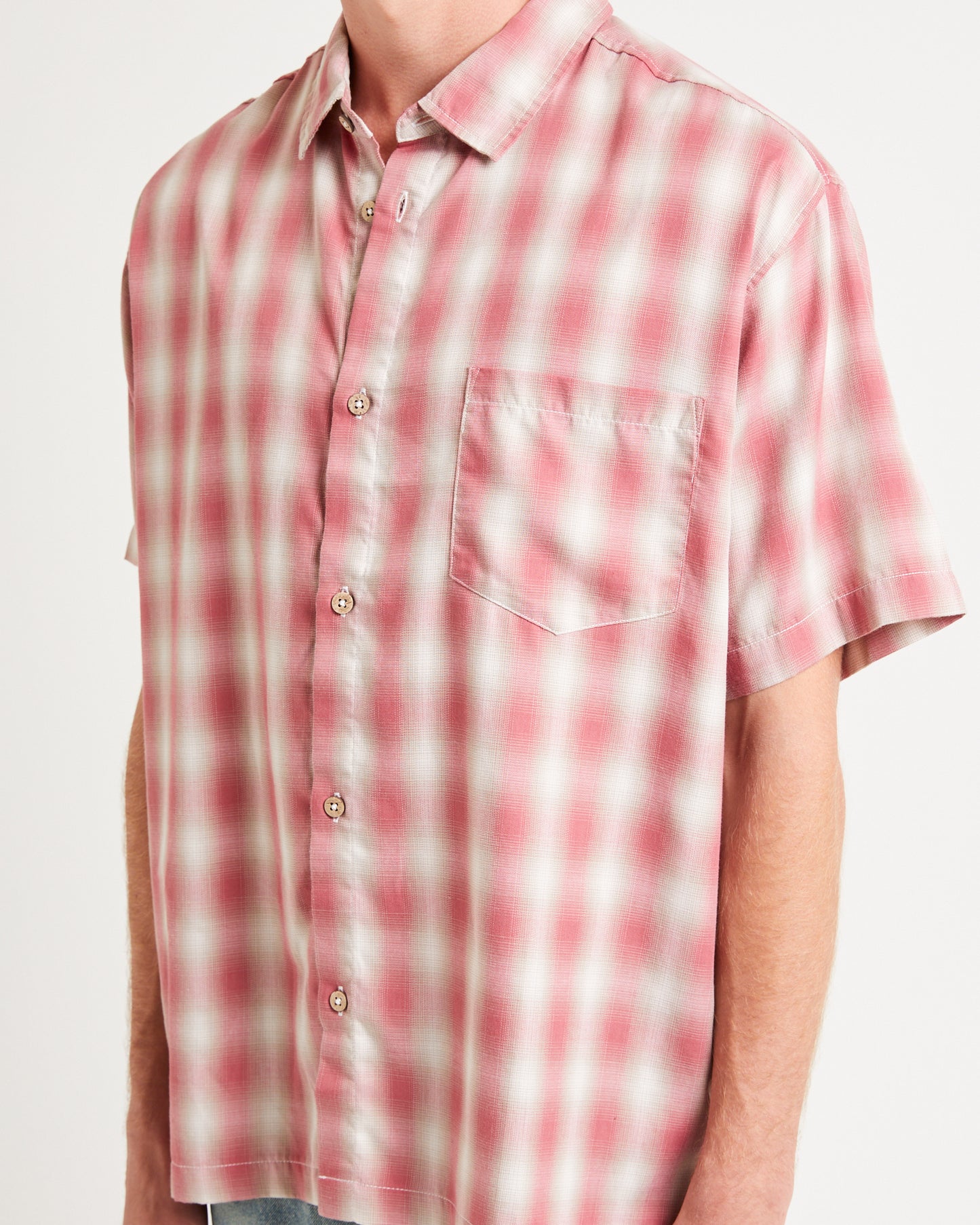 Dazed Ombre Check Short Sleeve Shirt