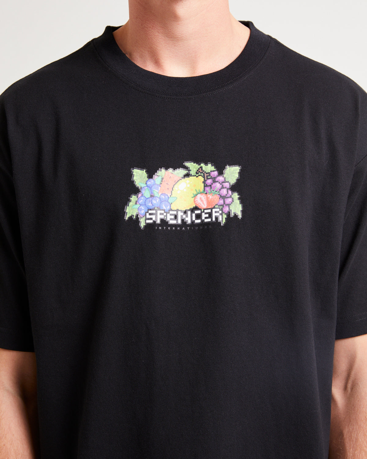 Digi Fruit T-Shirt BLACK