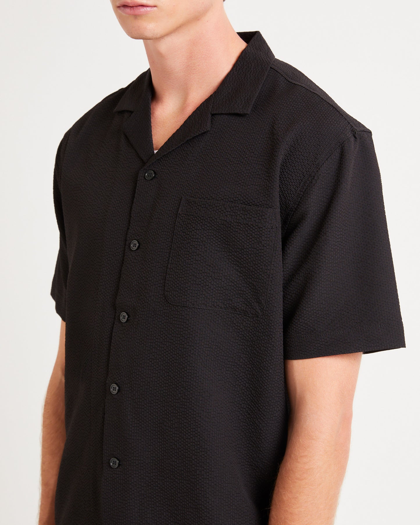 Morrison Seersucker Short Sleeve Resort Shirt
