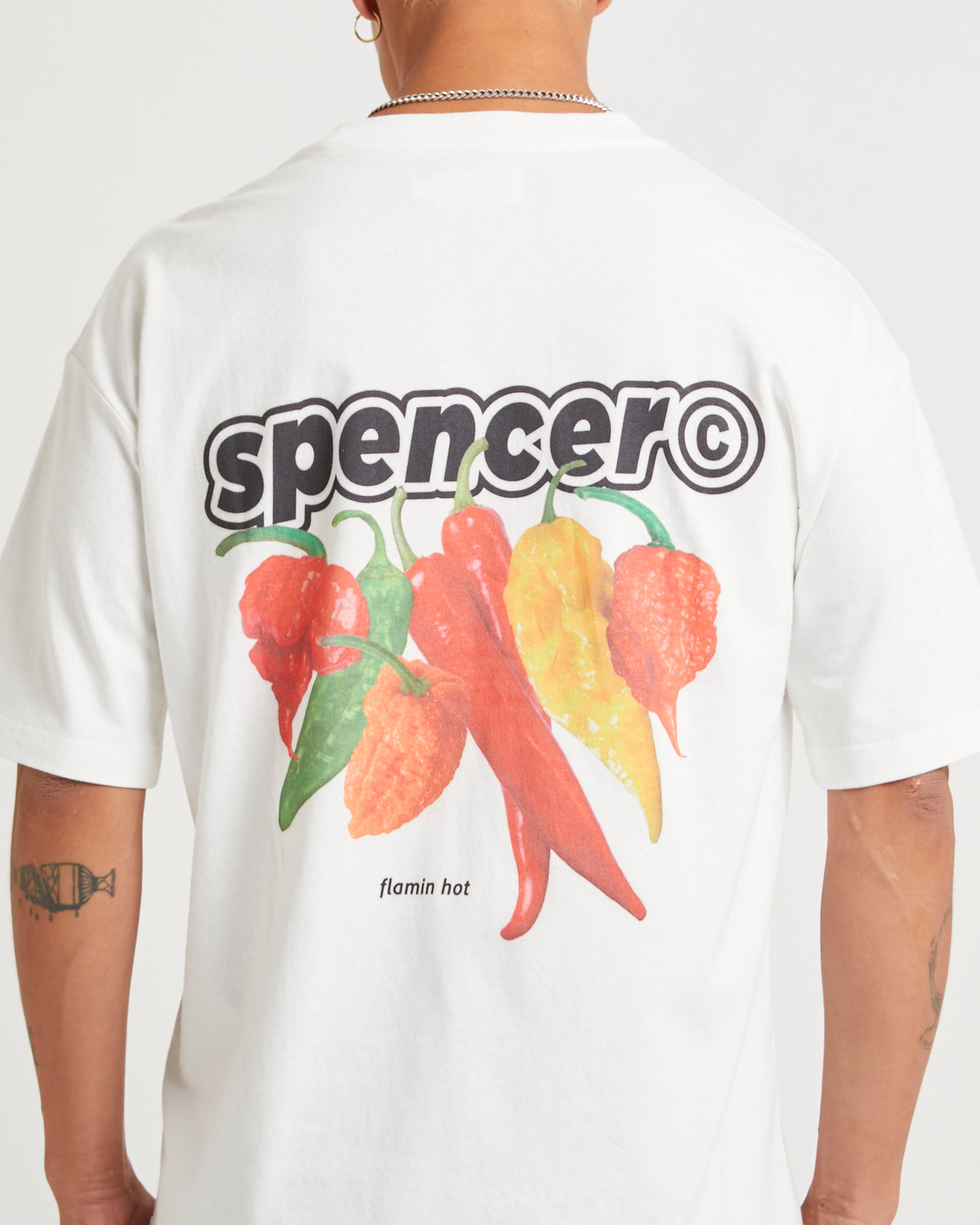 Flaming T-Shirt WHITE