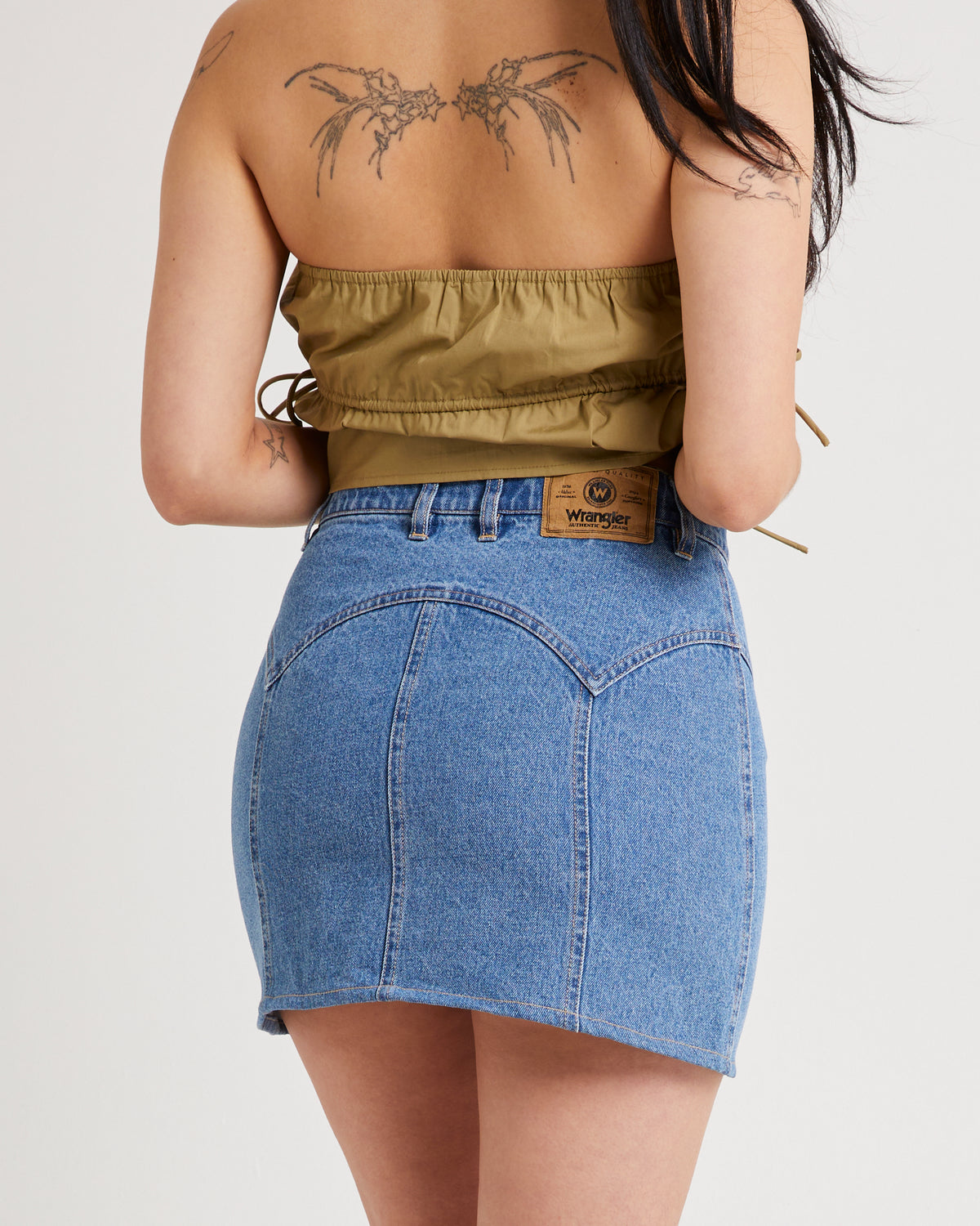Kansas Denim Mini Skirt KENTUCKY BLUES
